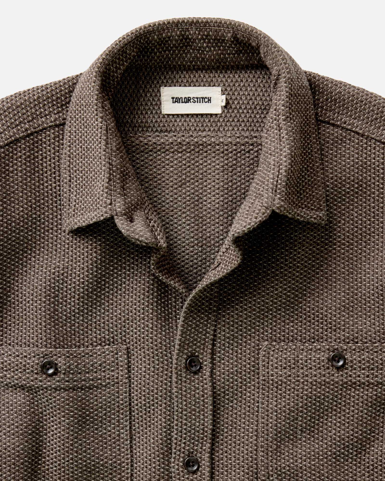 The Utility Shirt in Mulch Sashiko - Image 4
