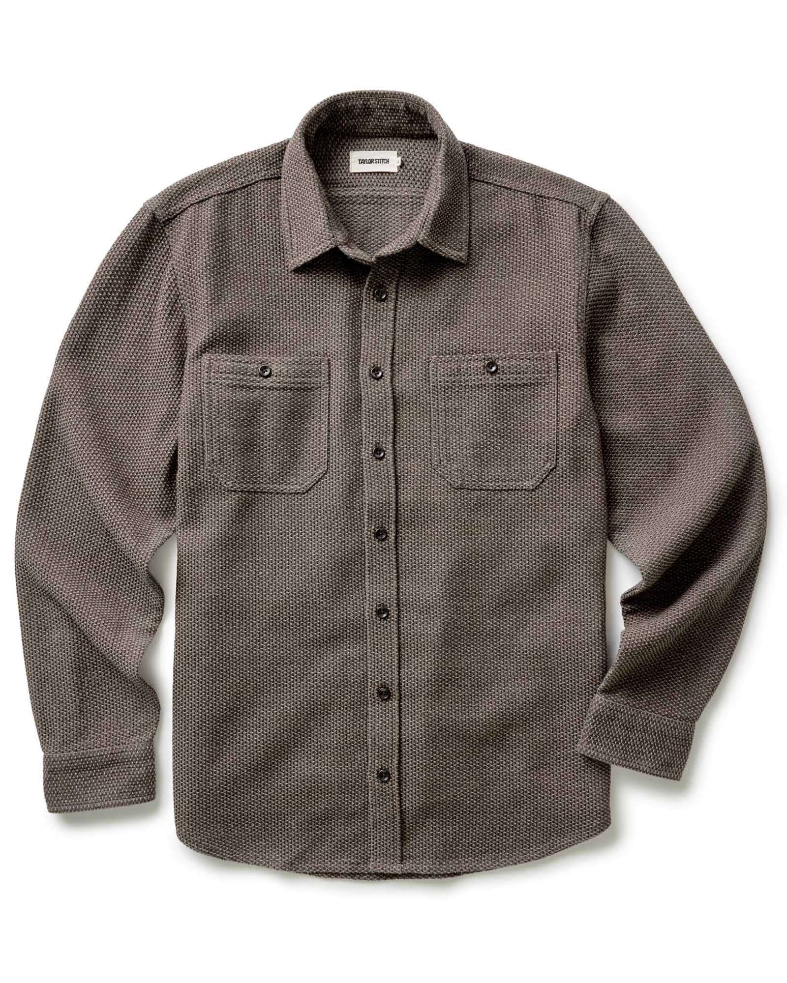 The Utility Shirt in Mulch Sashiko - Image 8