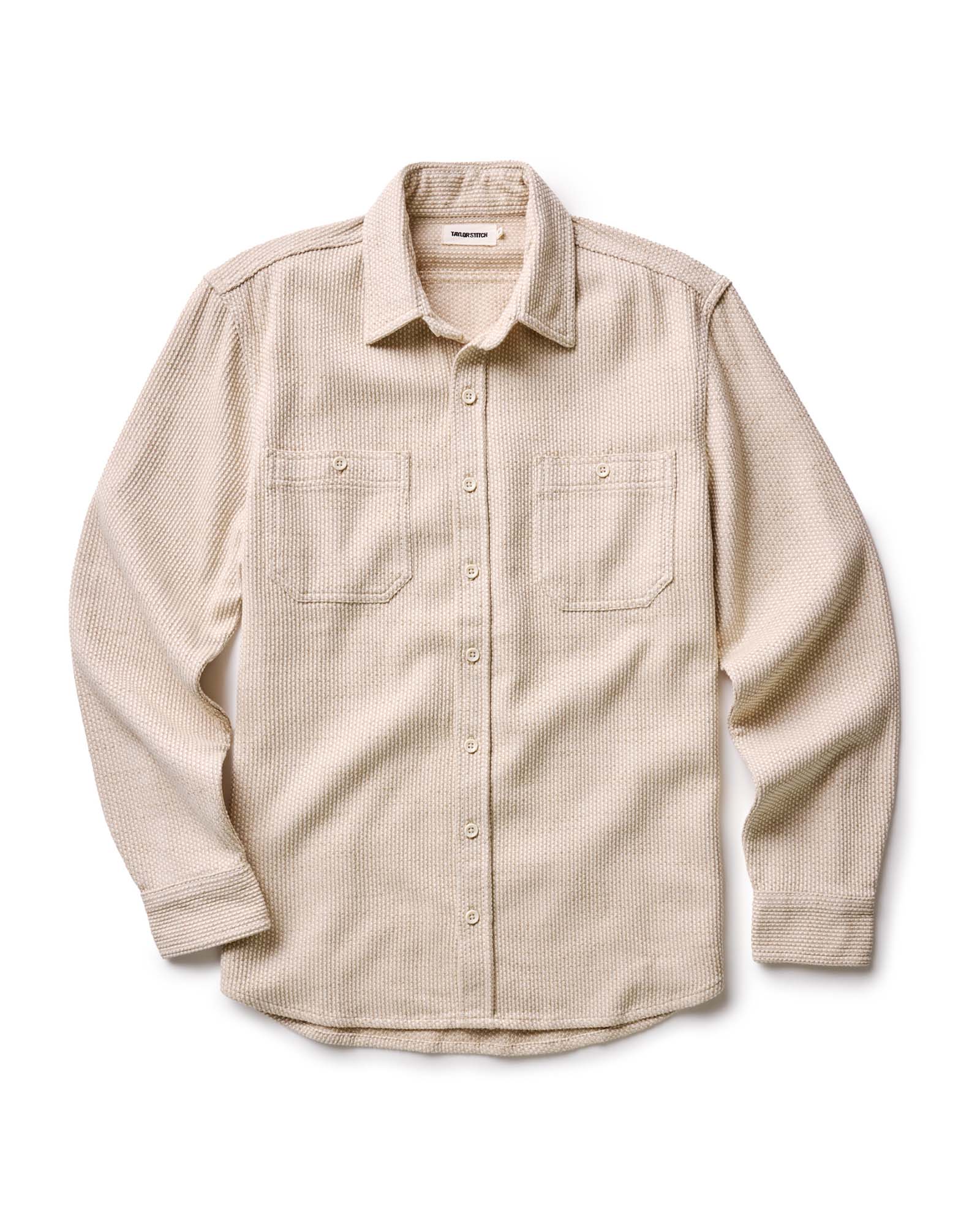 The Utility Shirt in Natural Sashiko - Image 4