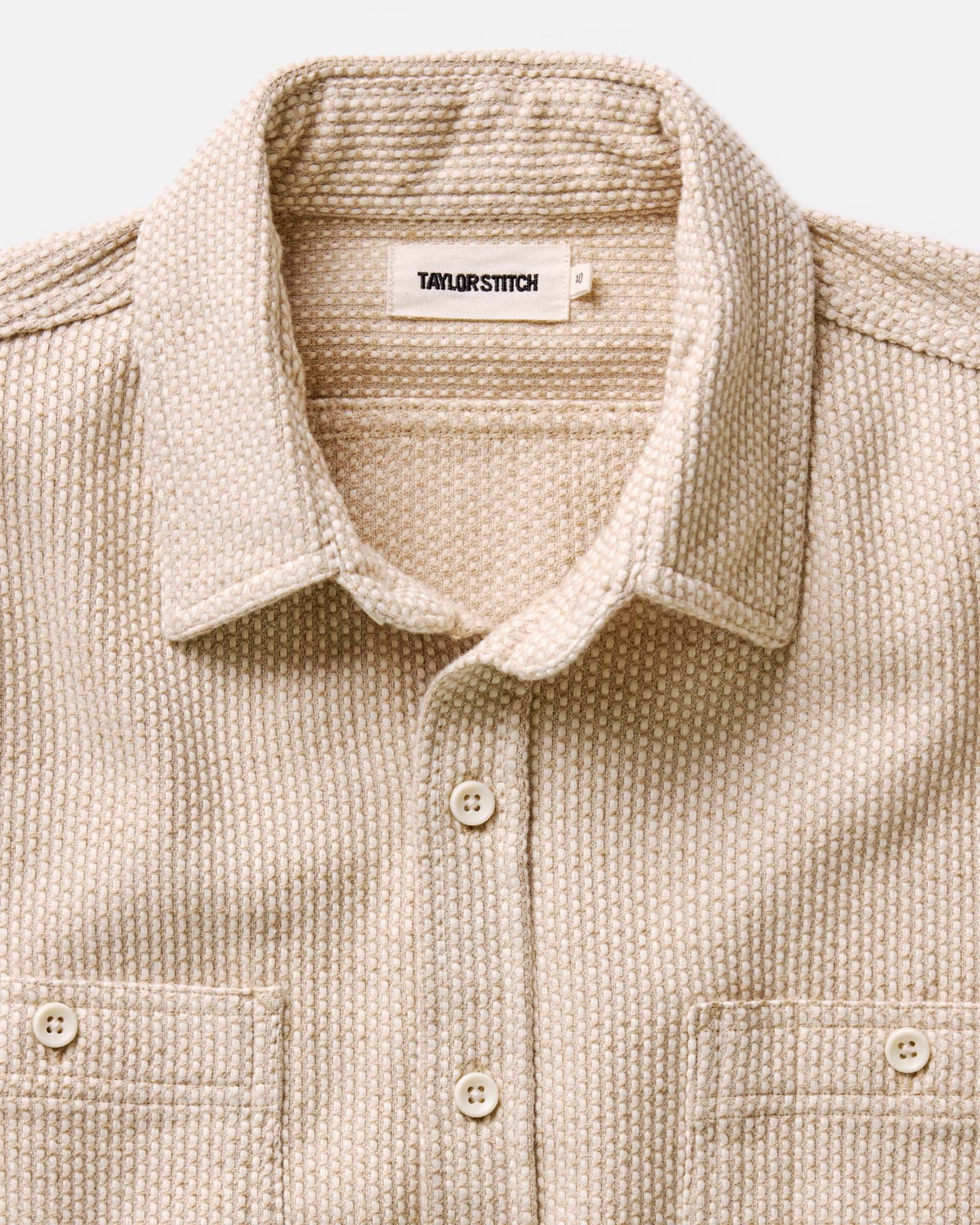 The Utility Shirt in Natural Sashiko - Image 5