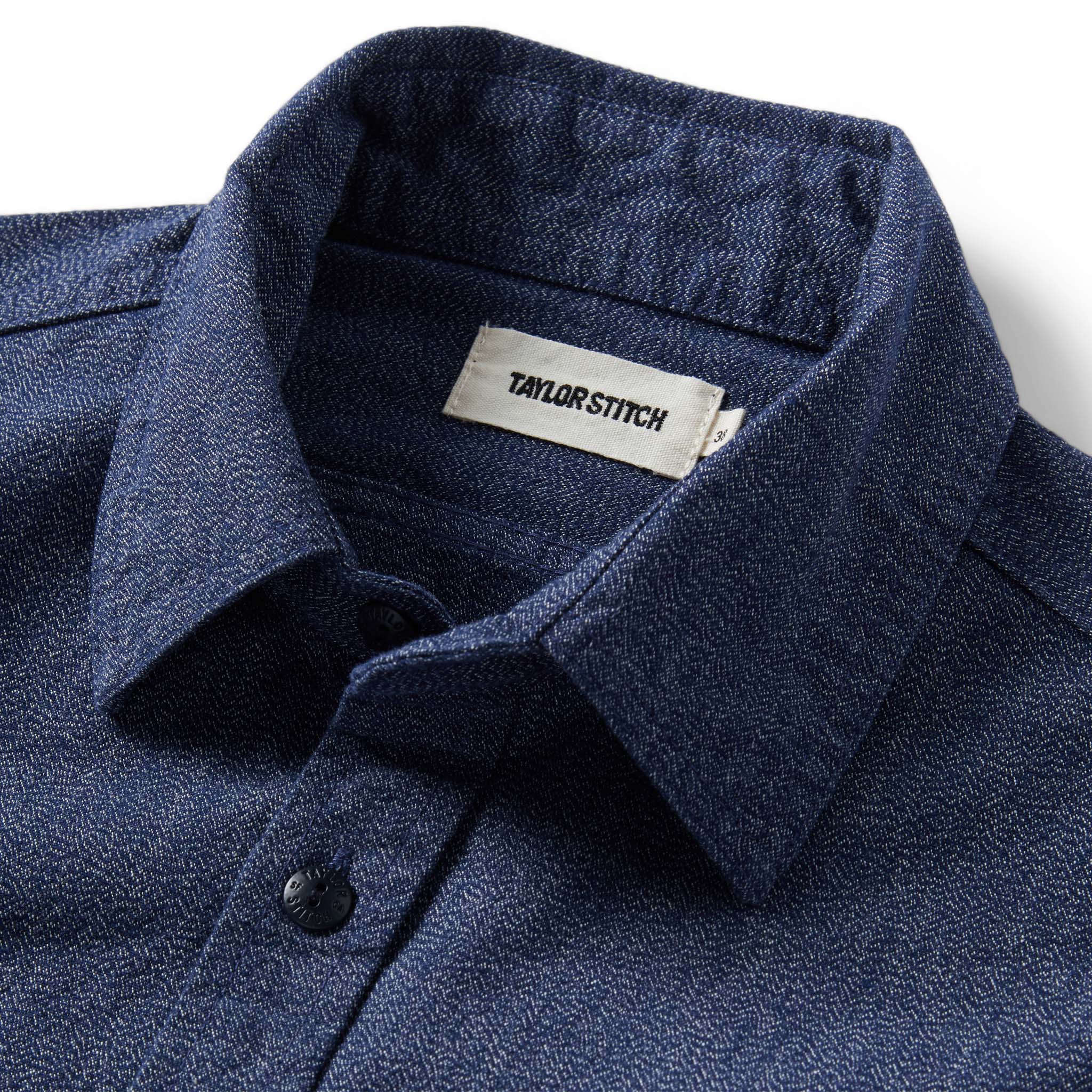 The Utility Shirt in Navy Jaspe - Image 6