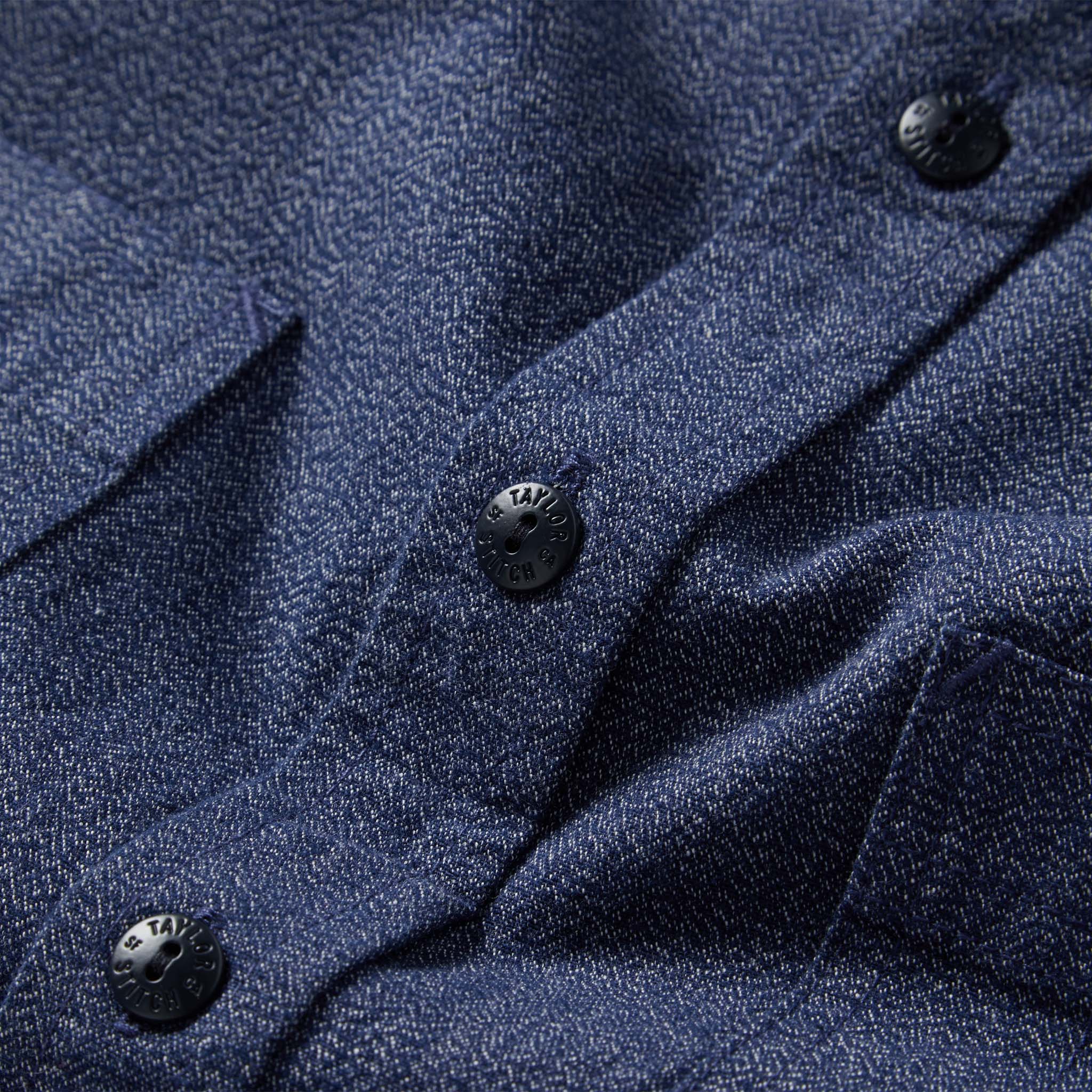 The Utility Shirt in Navy Jaspe - Image 8
