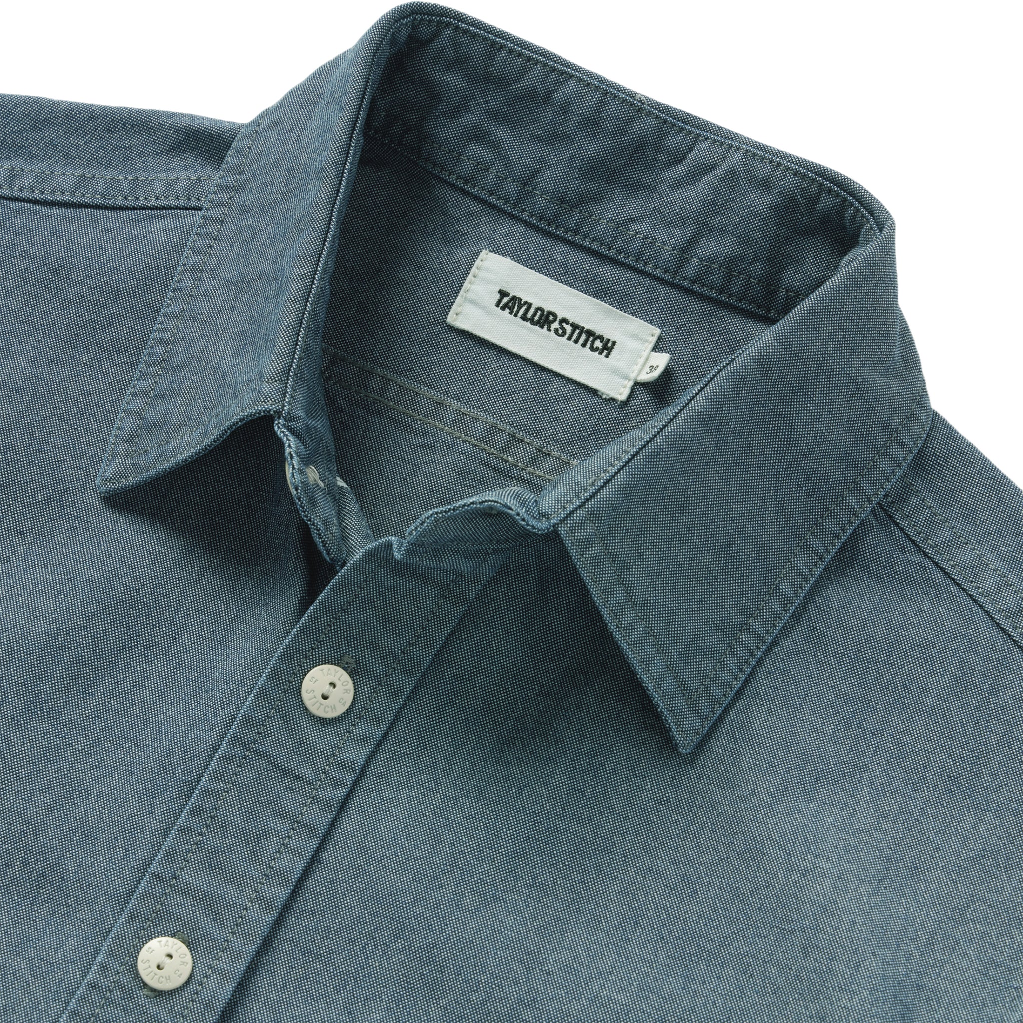 The Utility Shirt in Rinsed Selvage Chambray - Image 6