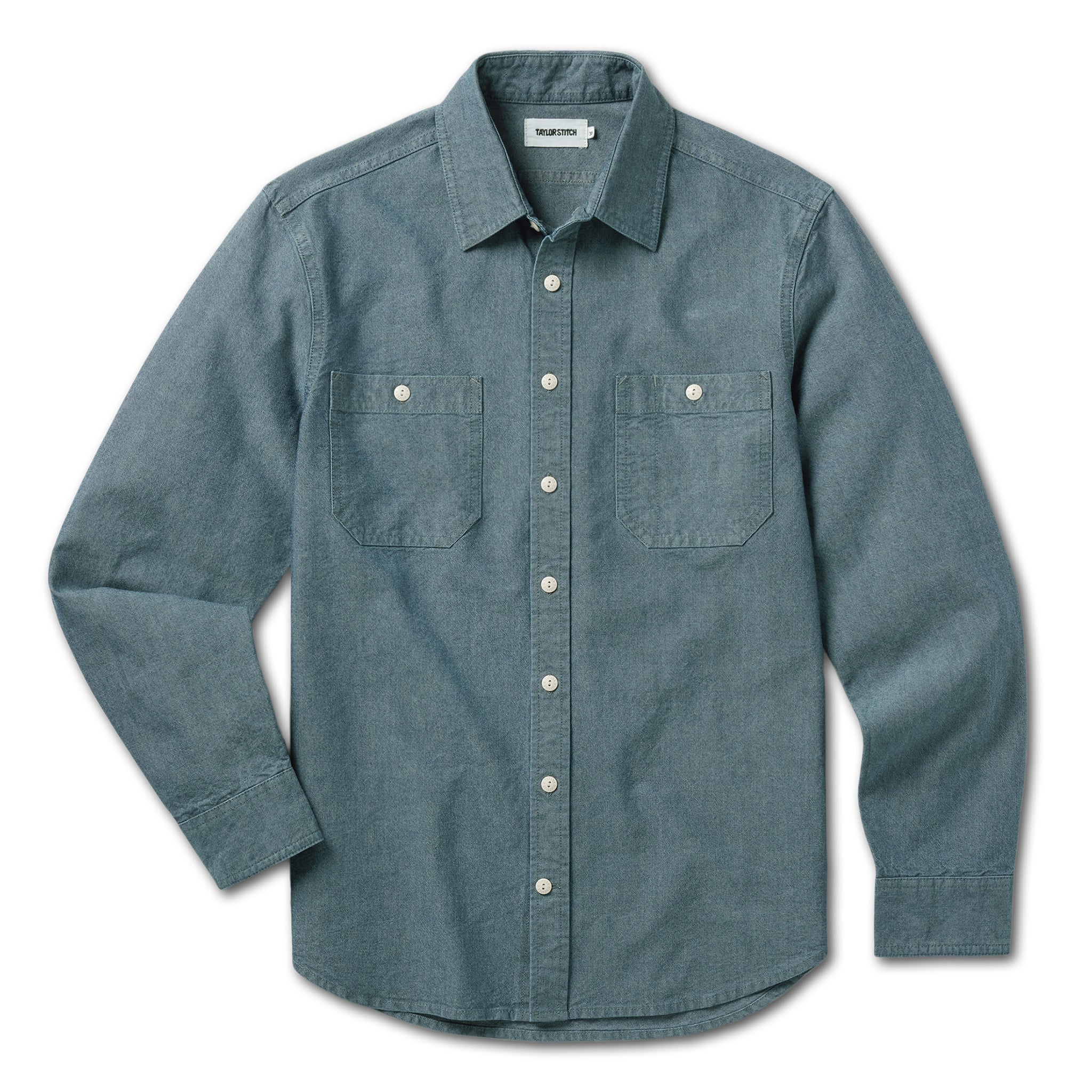 The Utility Shirt in Rinsed Selvage Chambray - Image 7