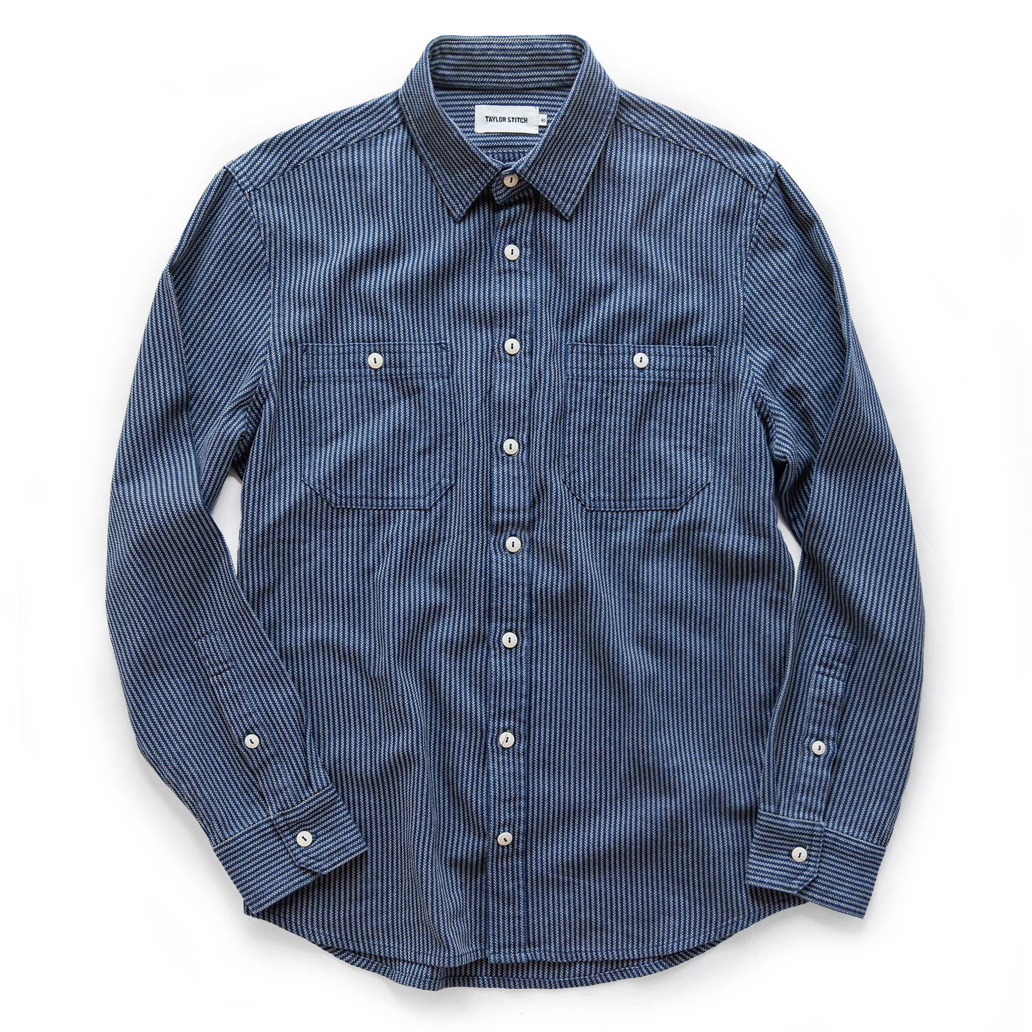 The Utility Shirt in Roped Indigo - Image 7