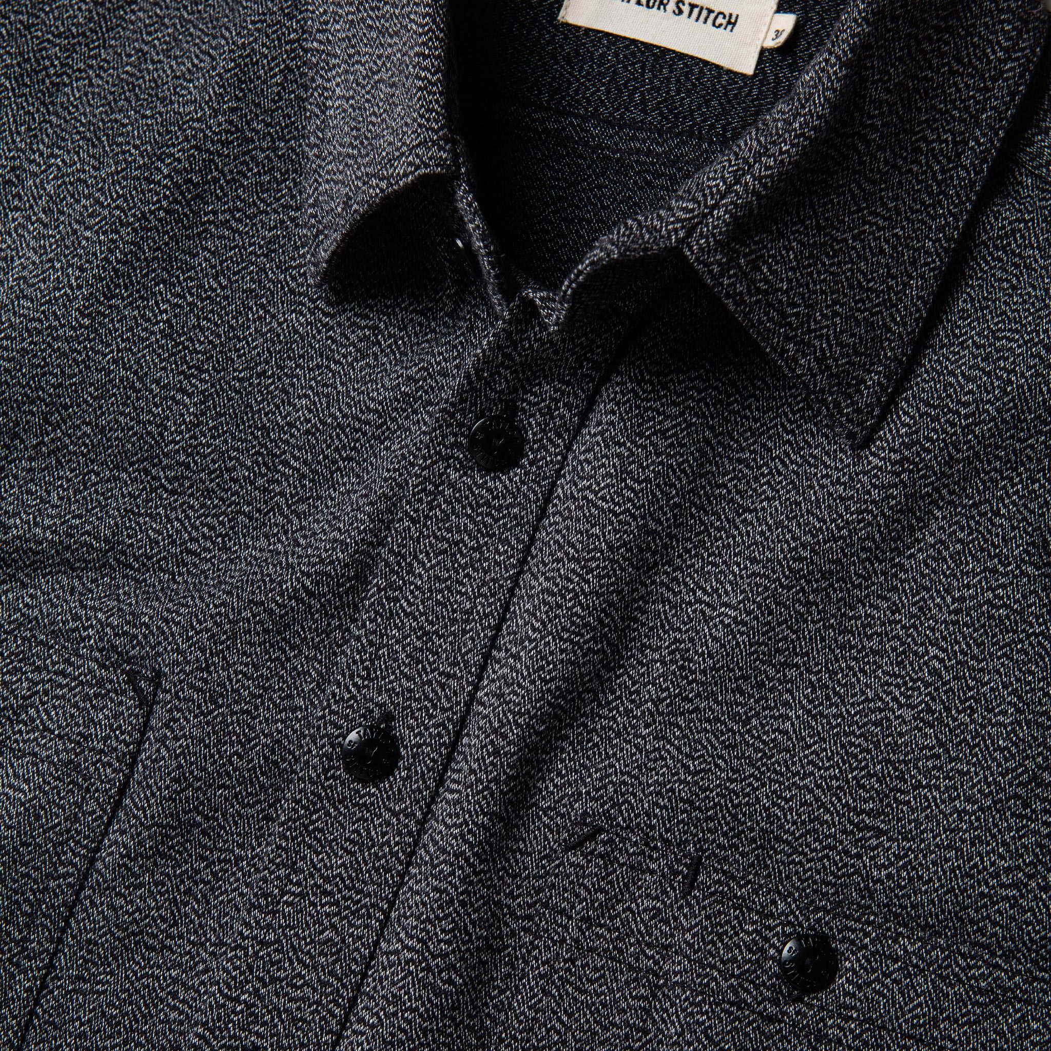 The Utility Shirt in Salt and Pepper Twill - Image 6