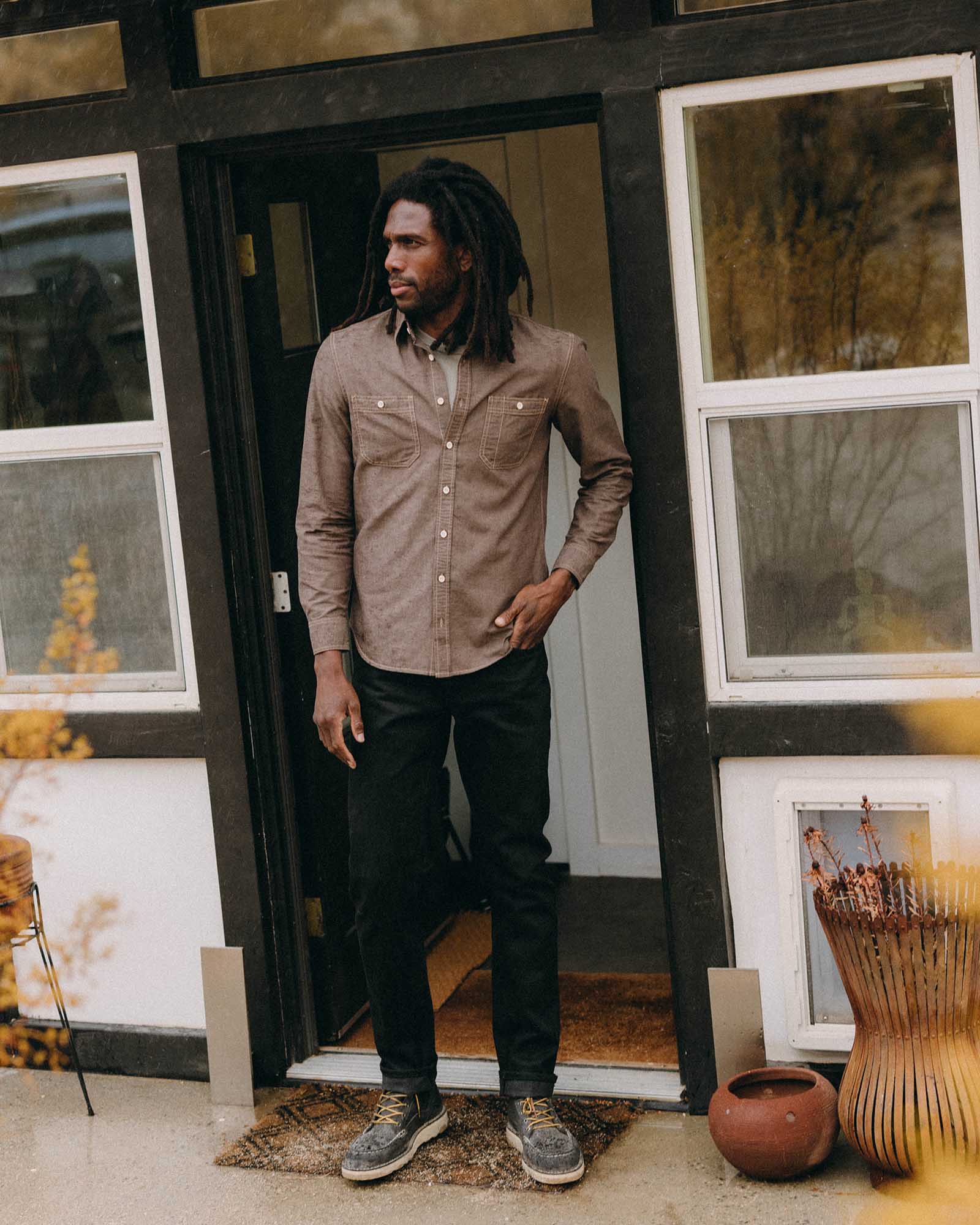 The Utility Shirt in Soil Nep - Image 3