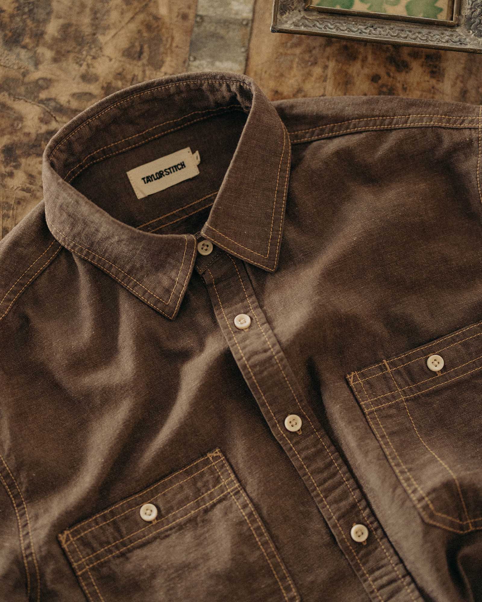 The Utility Shirt in Soil Nep - Image 4