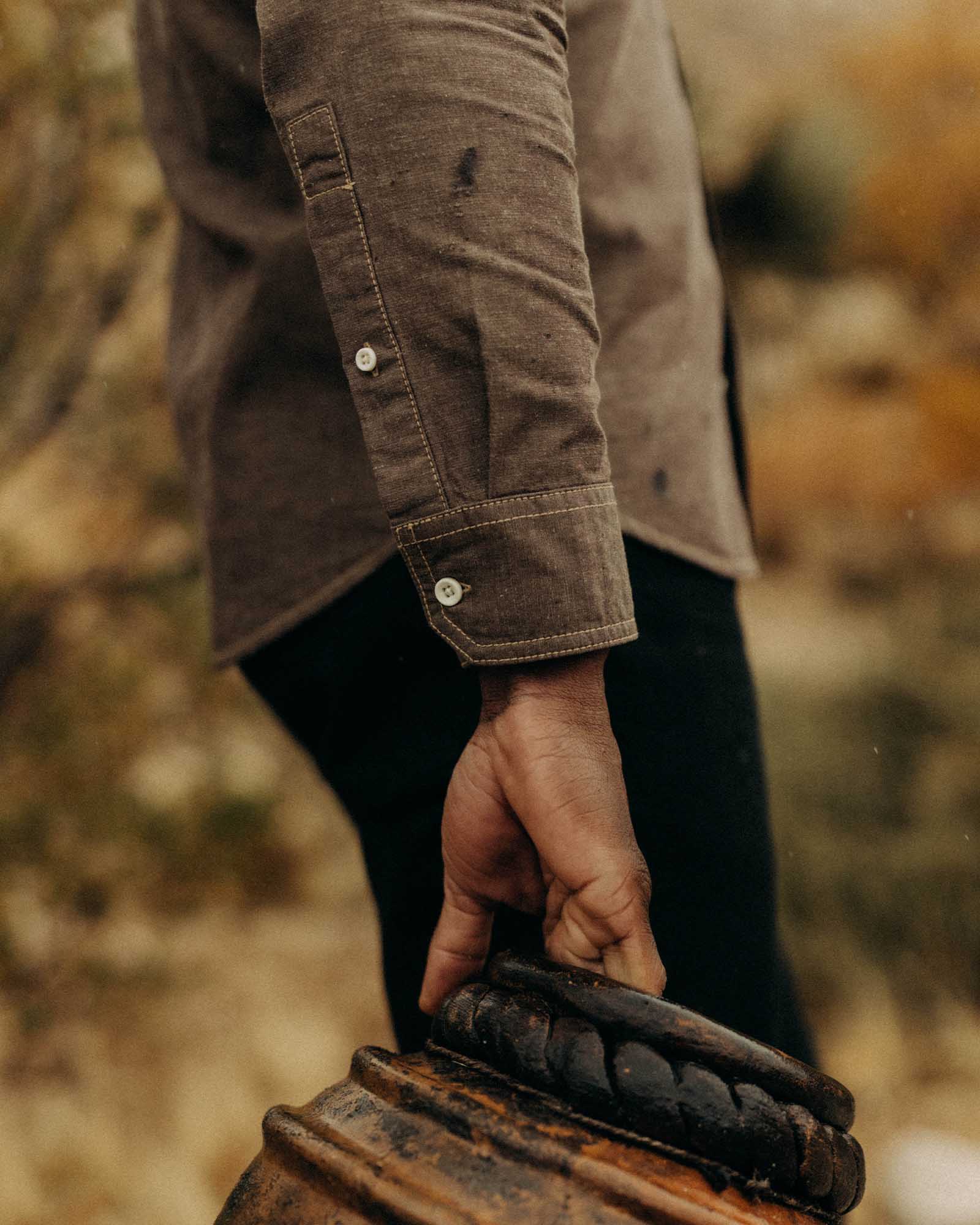The Utility Shirt in Soil Nep - Image 5