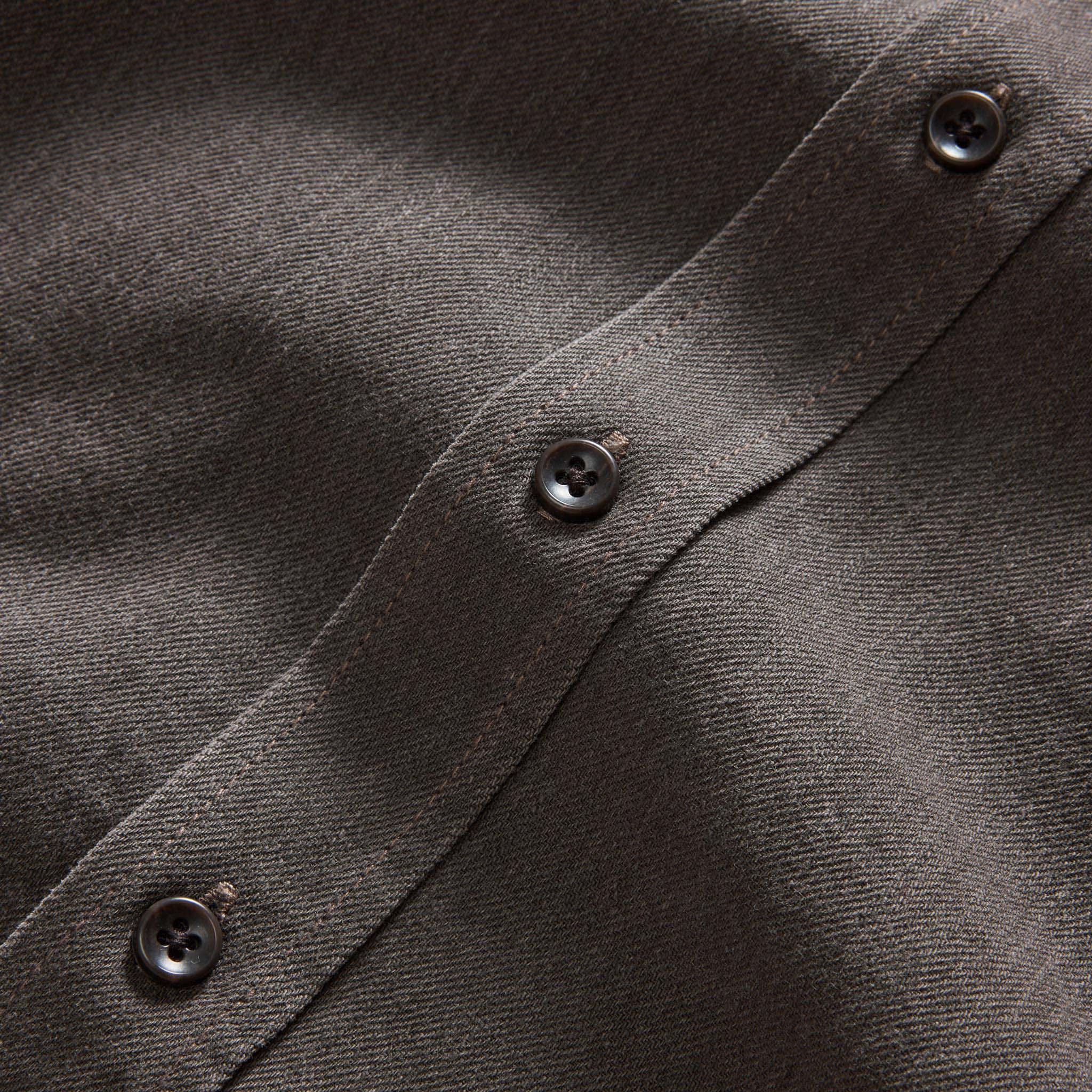 The Utility Shirt in Soil Selvedge Denim - Image 8