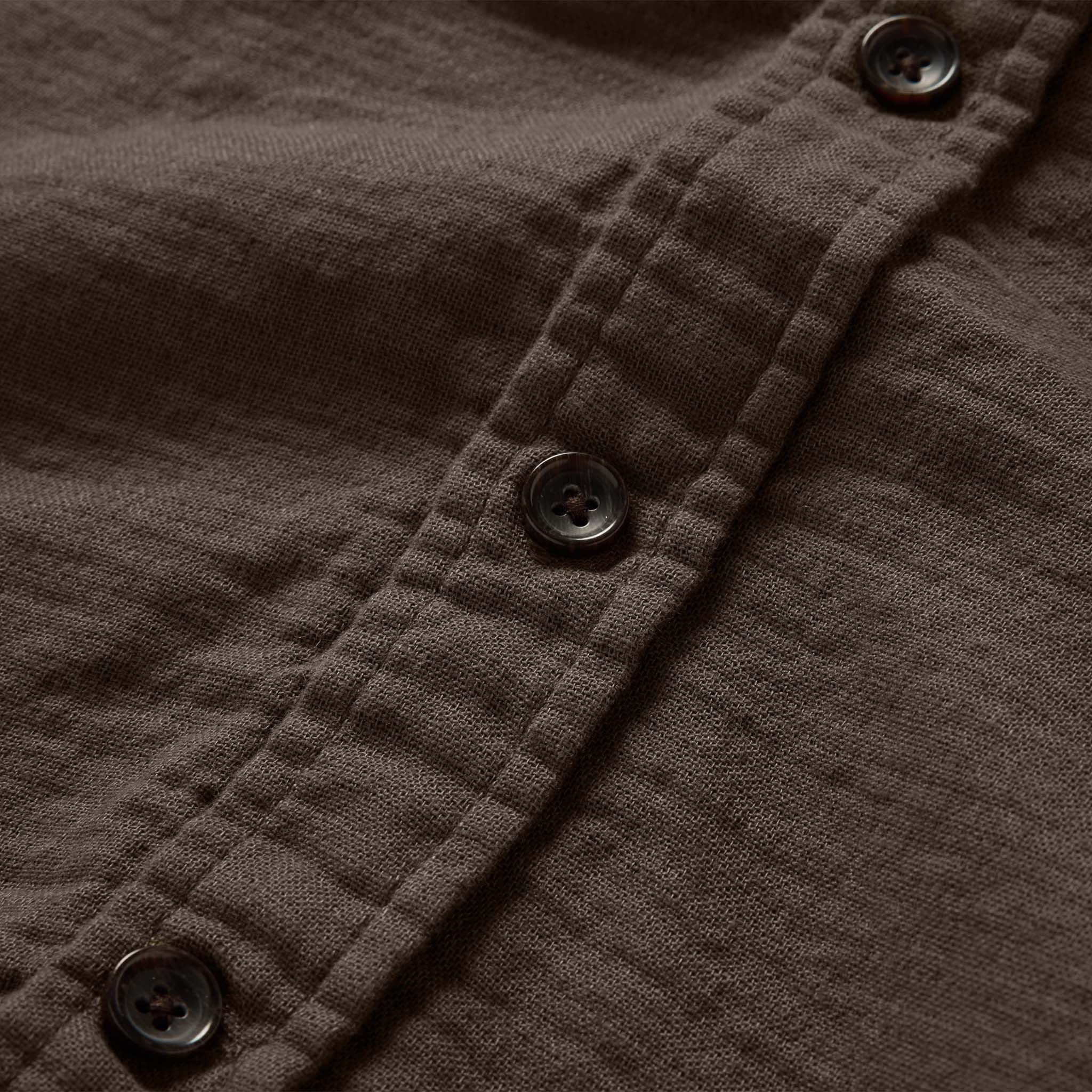 The Utility Shirt in Walnut Double Cloth - Image 8