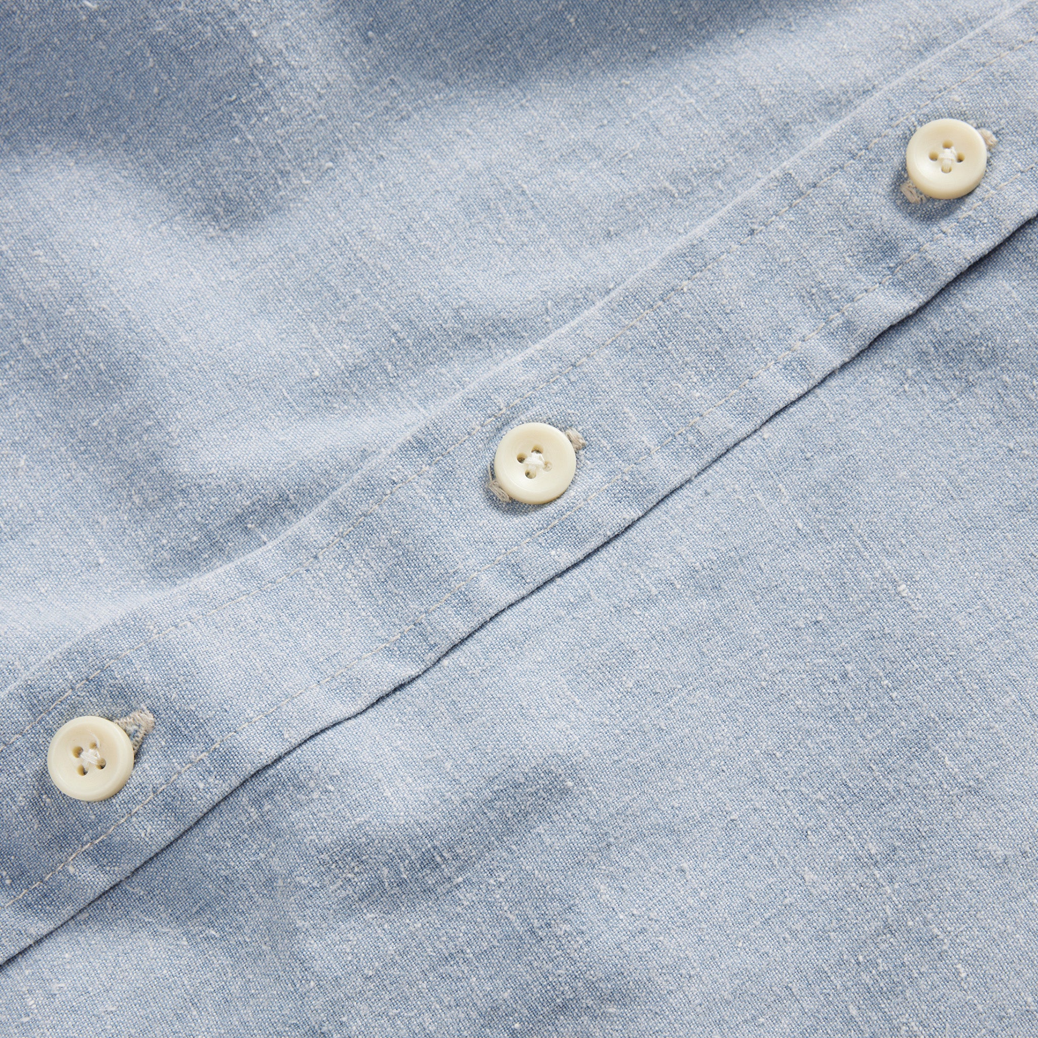 The Utility Shirt in Washed Indigo Boss Duck - Image 7
