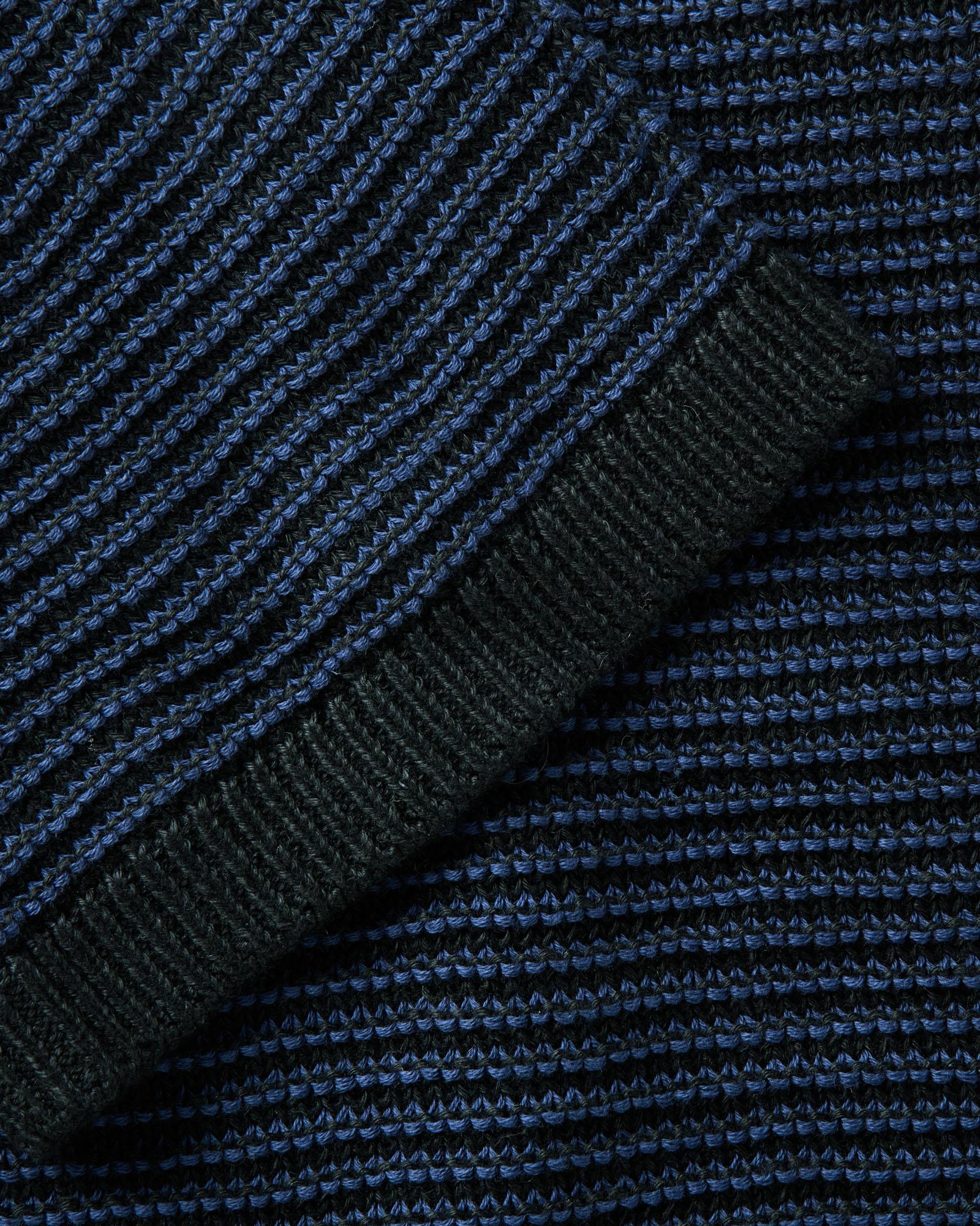 The Valencia Sweater Polo in Coal Stripe - Image 5