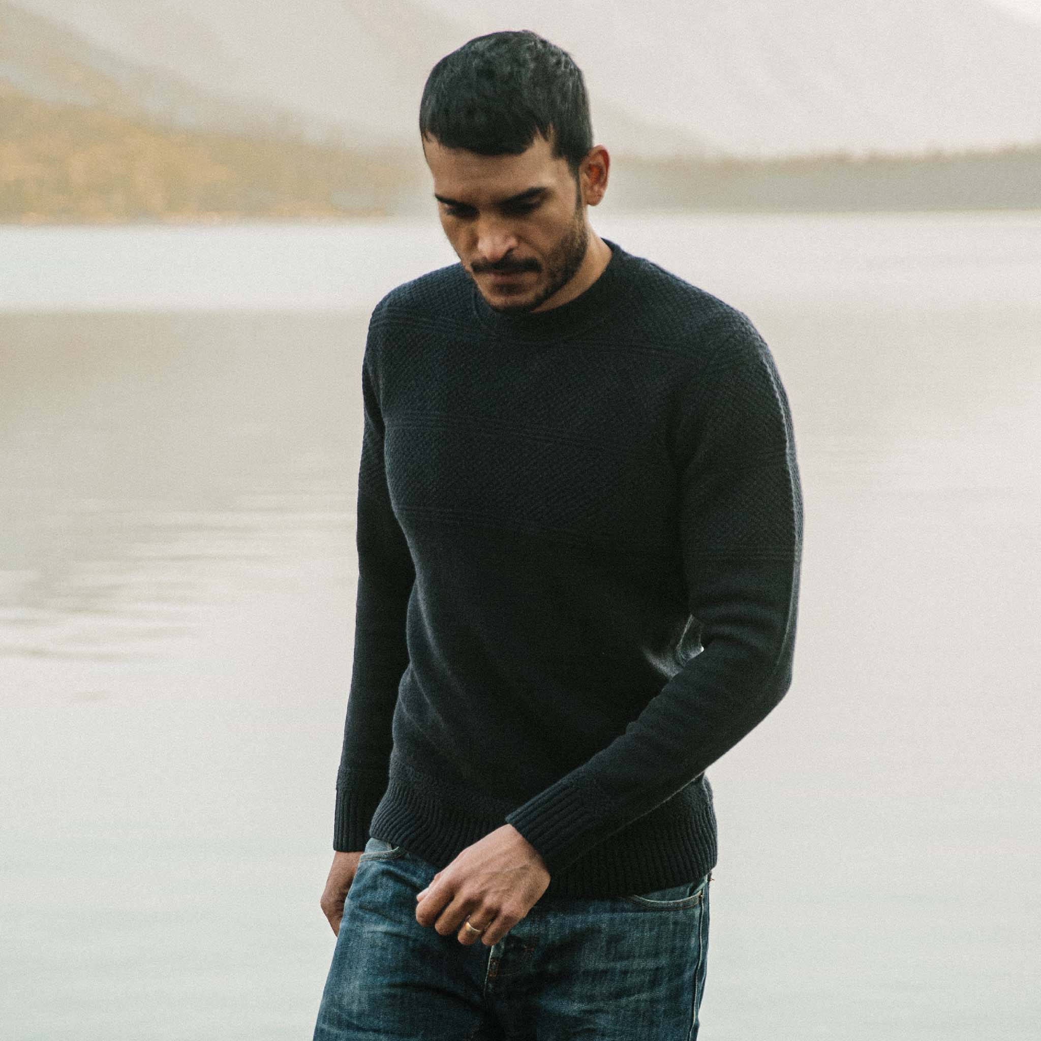 The Ventana Sweater in Navy - Image 2