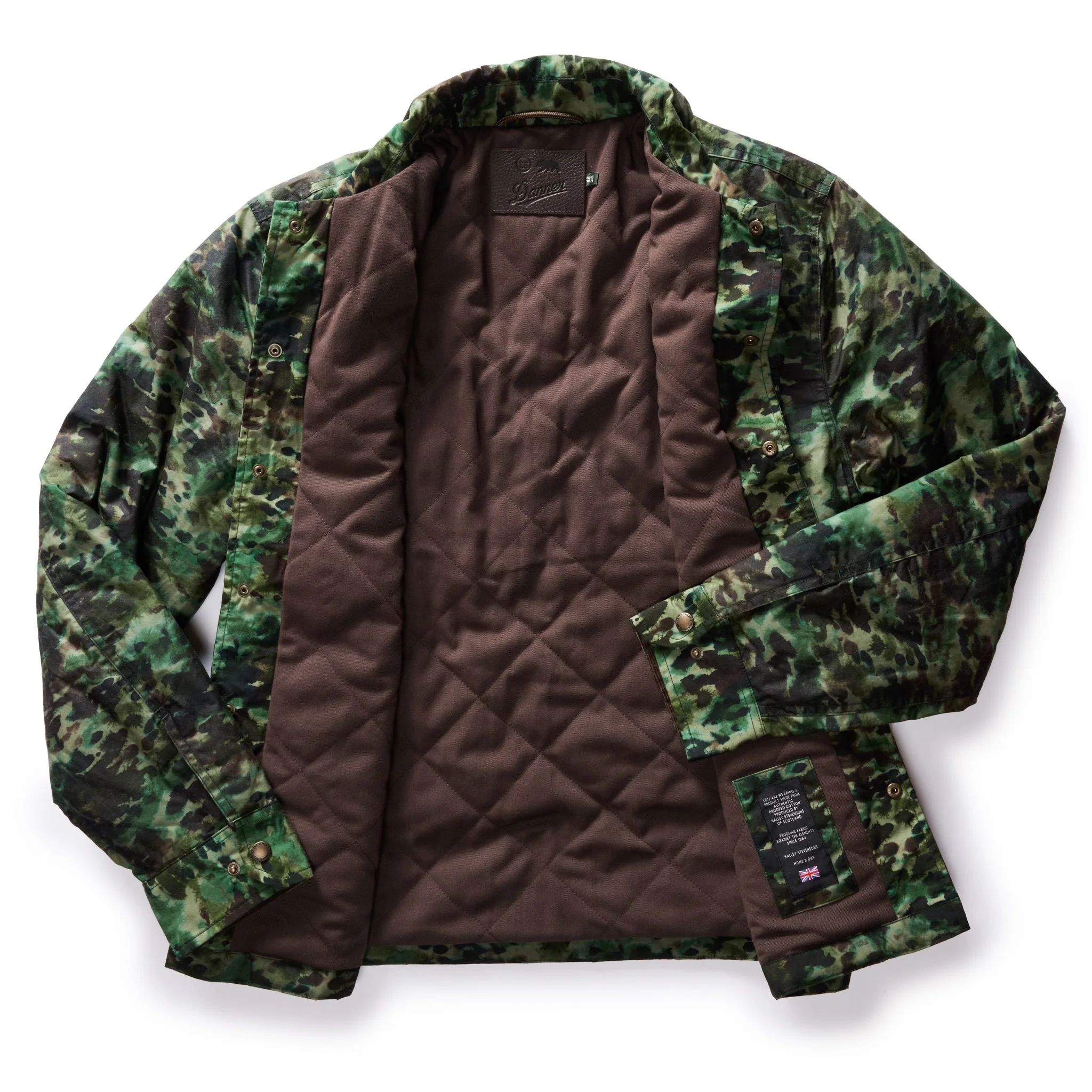 The Venture Jacket in Painted Camo Waxed Canvas - Image 5