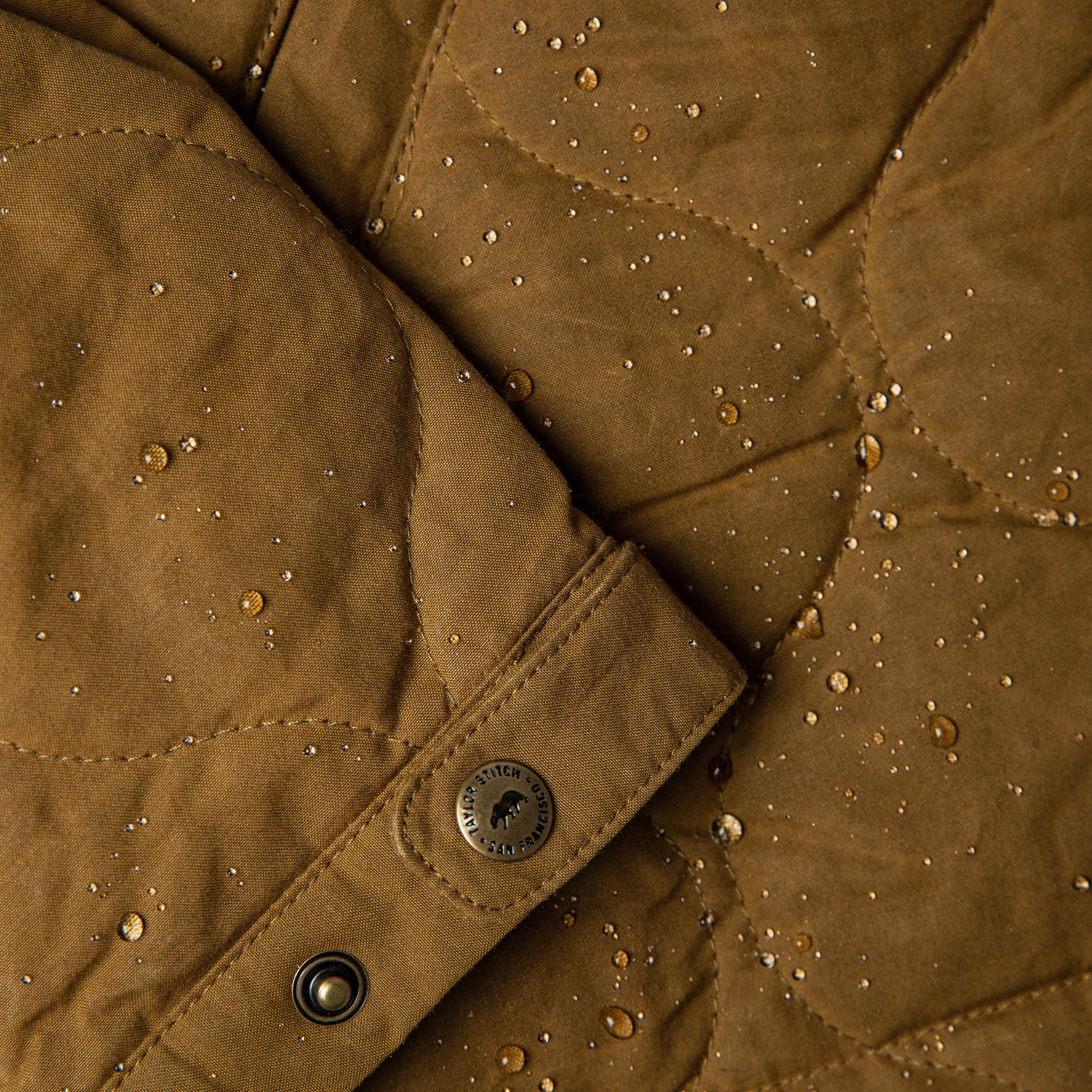 The Vertical Jacket in British Khaki Dry Wax - Image 10