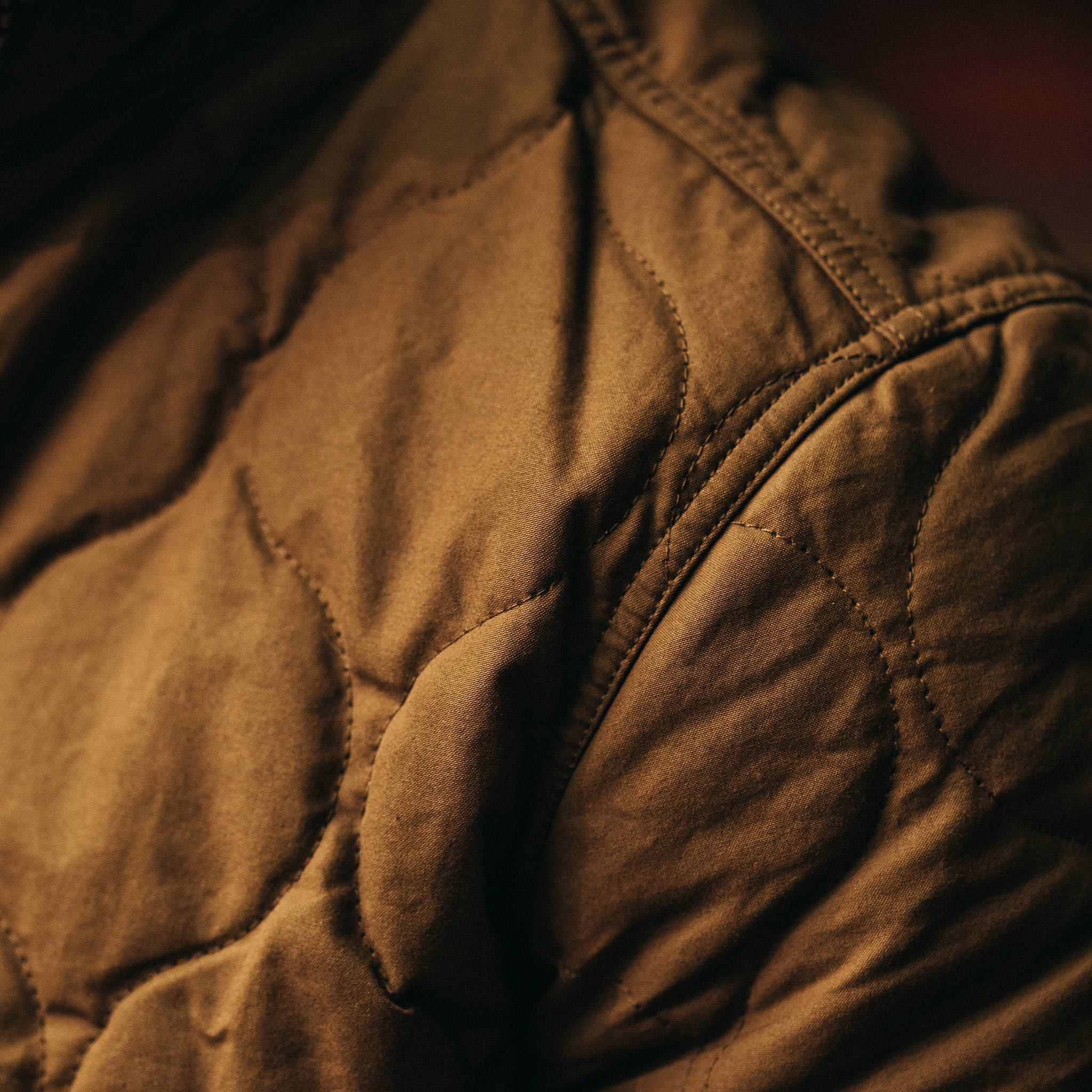 The Vertical Jacket in British Khaki Dry Wax - Image 4