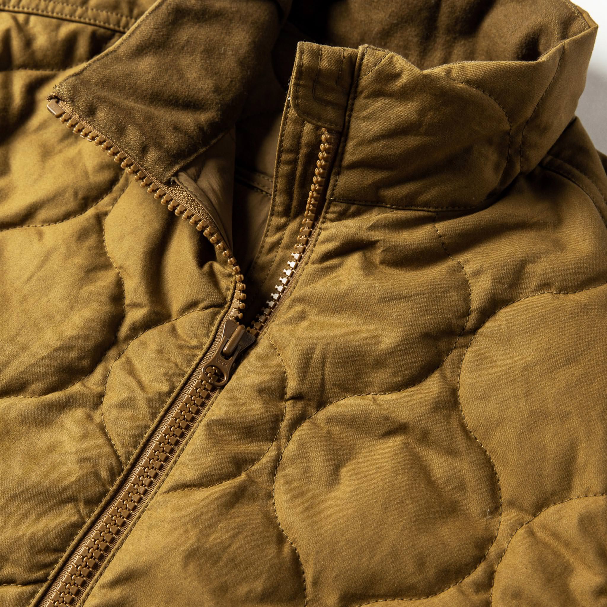 The Vertical Jacket in British Khaki Dry Wax - Image 7