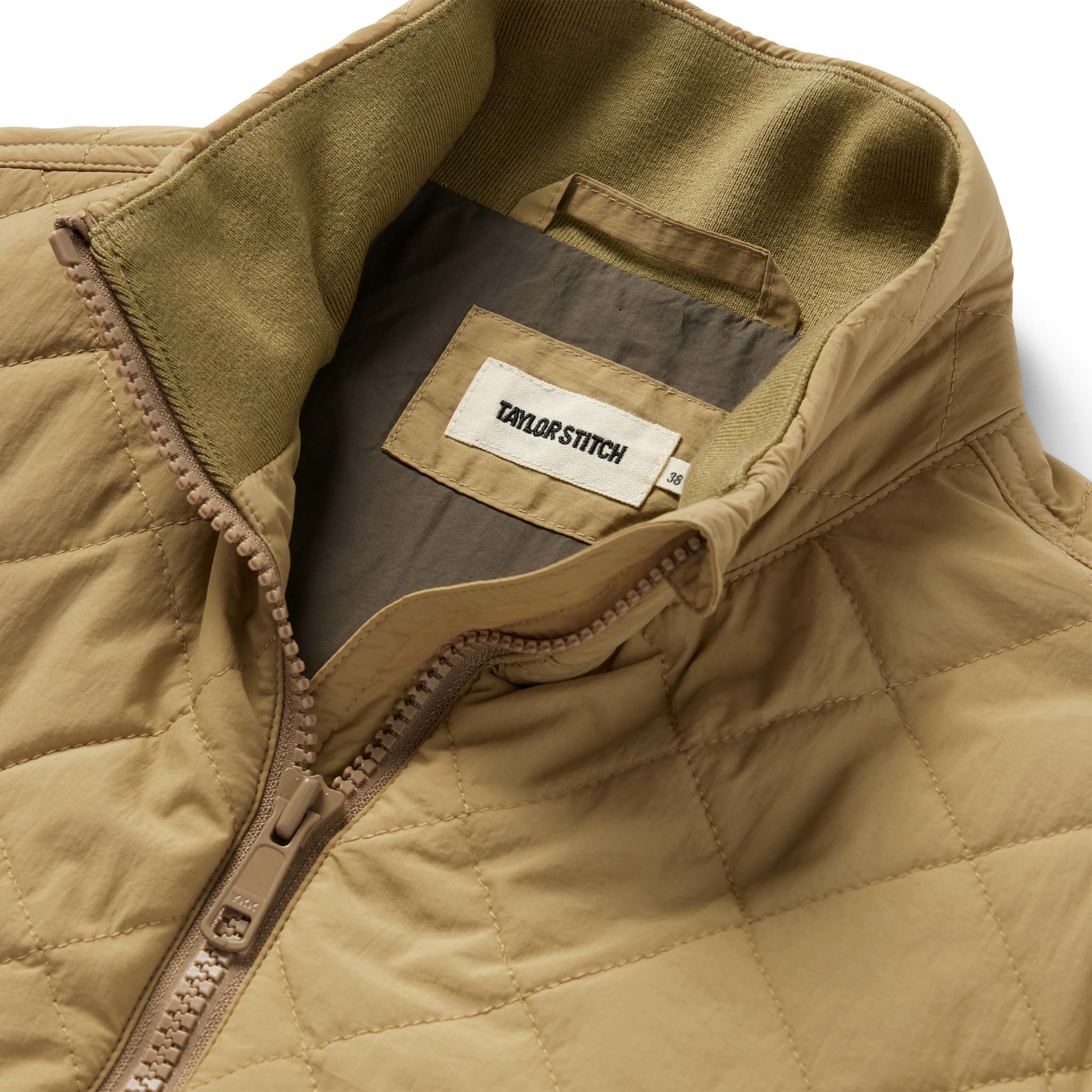 The Vertical Jacket in Khaki - Image 6