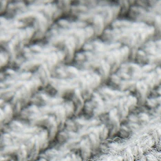 The Waffle Sock in Heather Grey - Image 5