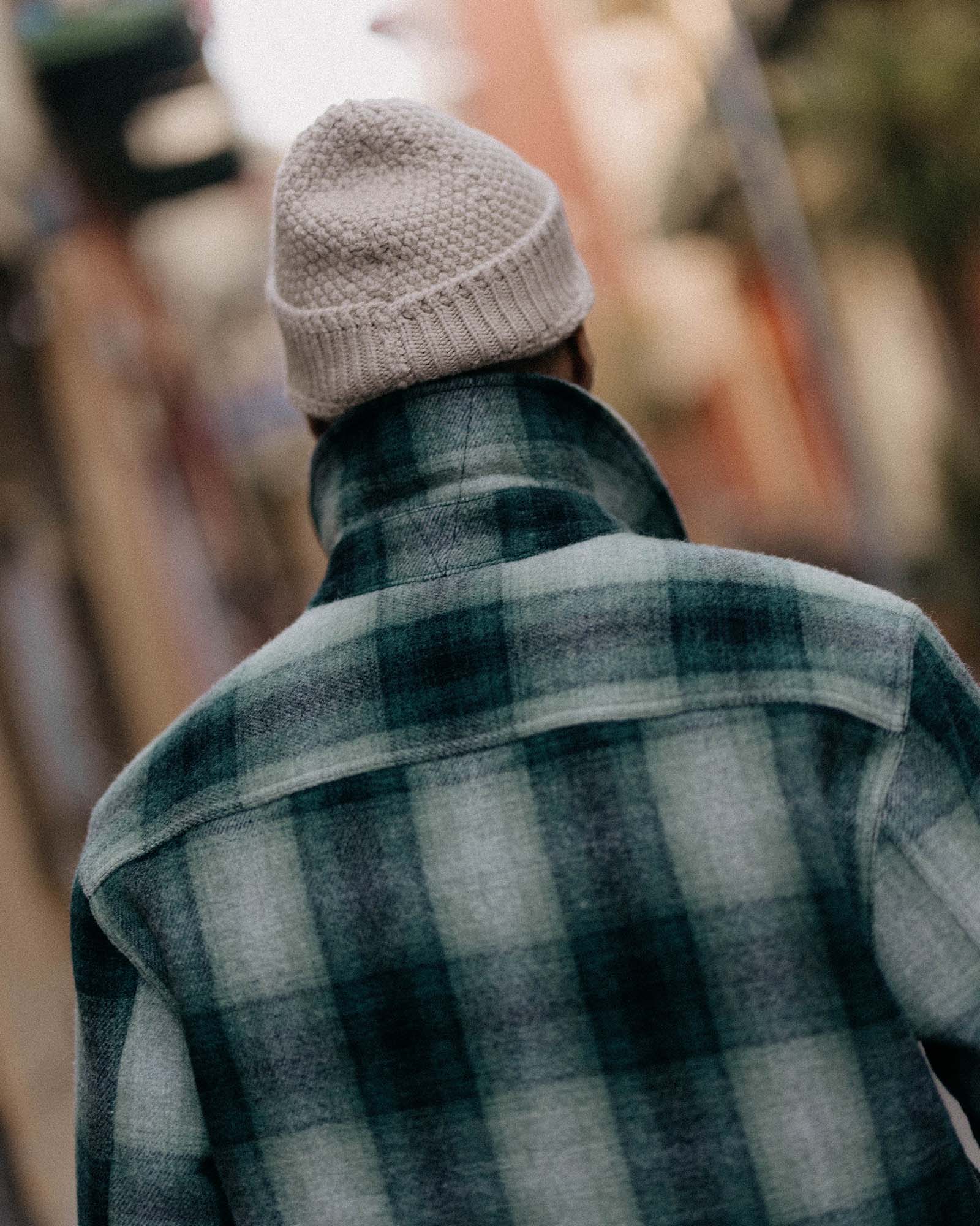 The Waterfront Jacket in Evergreen Plaid Wool - Image 4