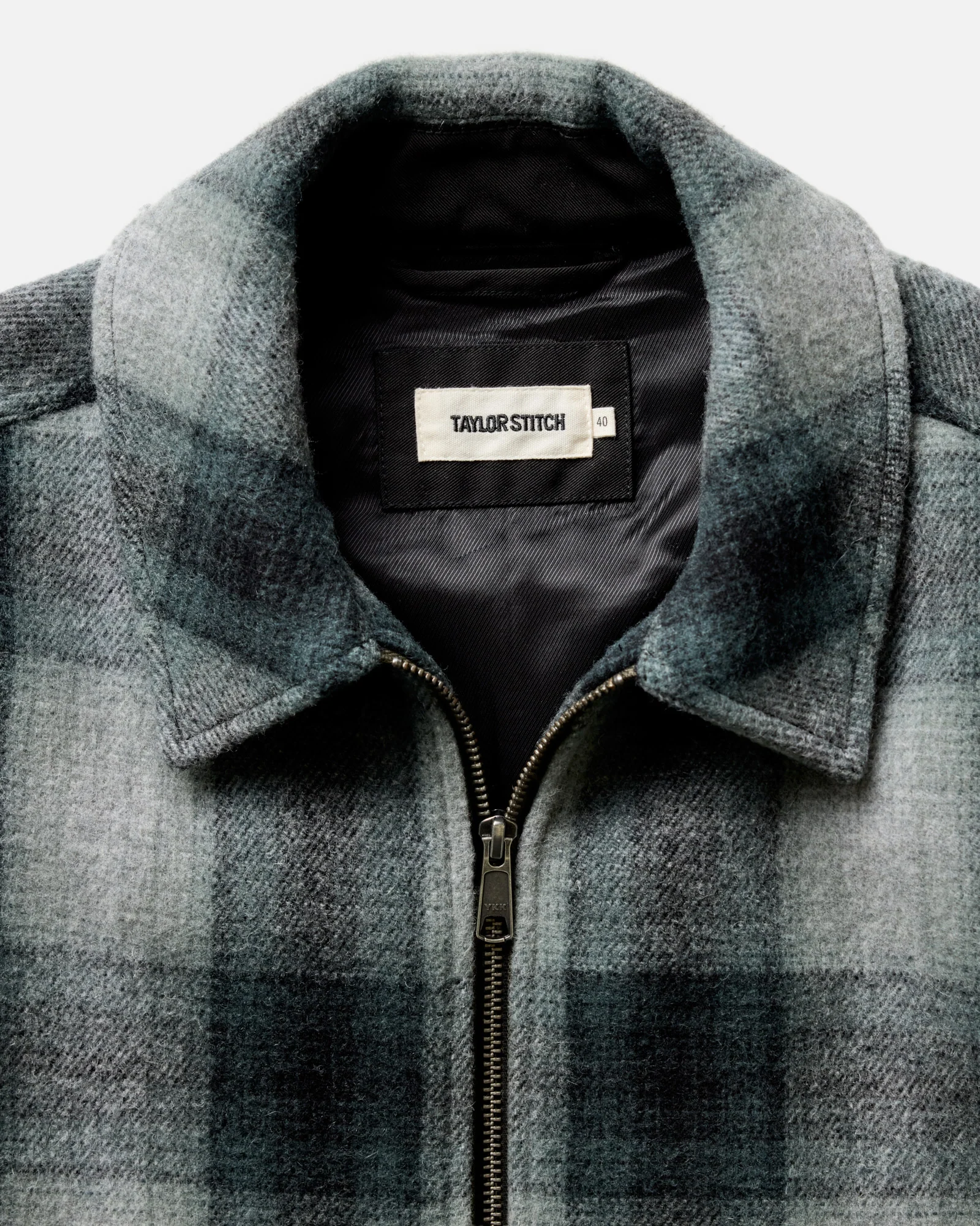 The Waterfront Jacket in Evergreen Plaid Wool - Image 5