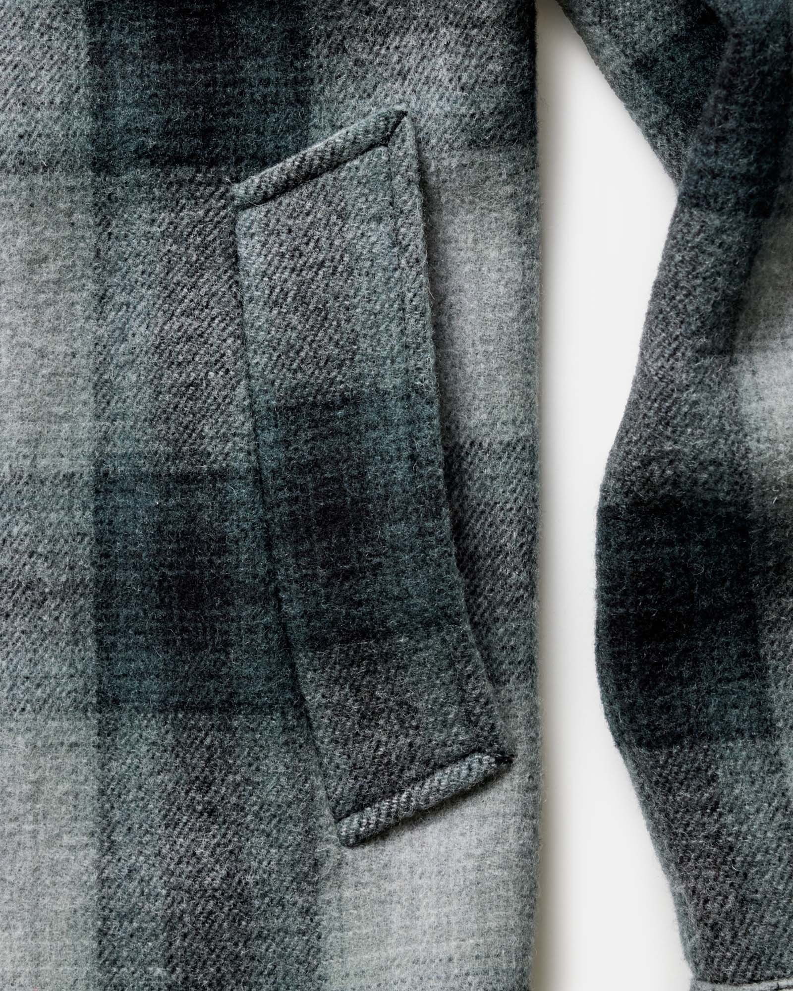 The Waterfront Jacket in Evergreen Plaid Wool - Image 7
