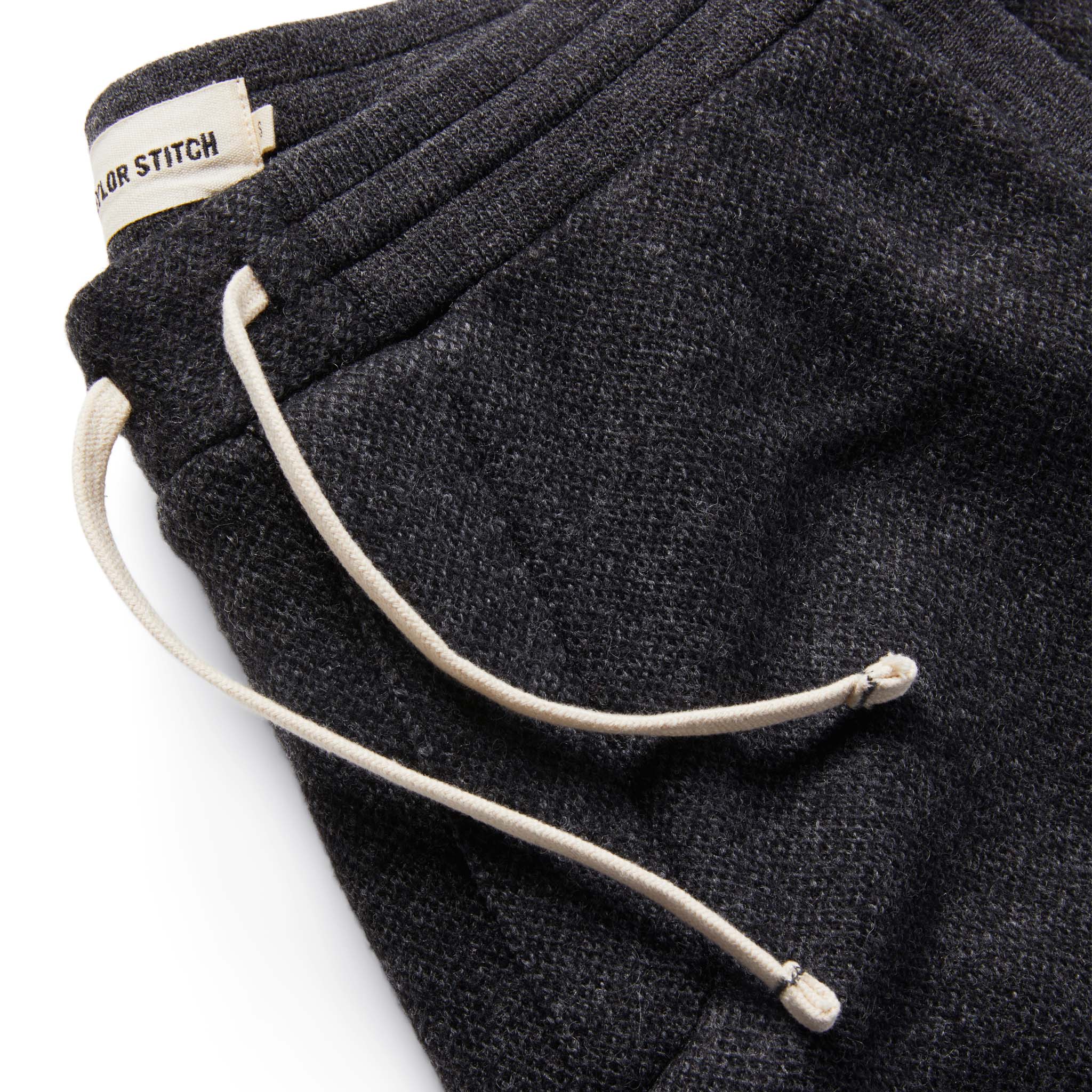 The Weekend Pant in Charcoal Herringbone Wool - Image 6