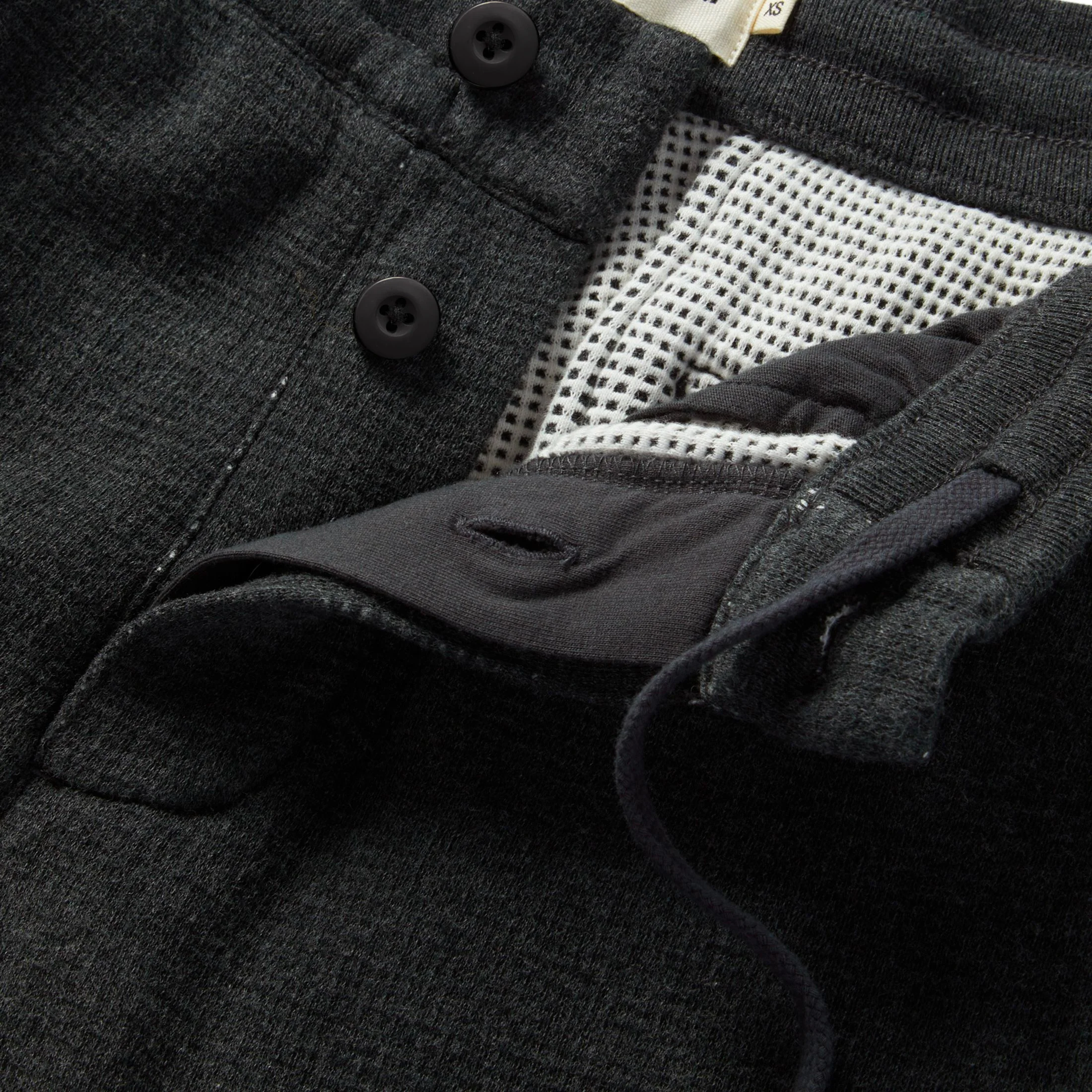The Weekend Pant in Coal Double Knit - Image 5