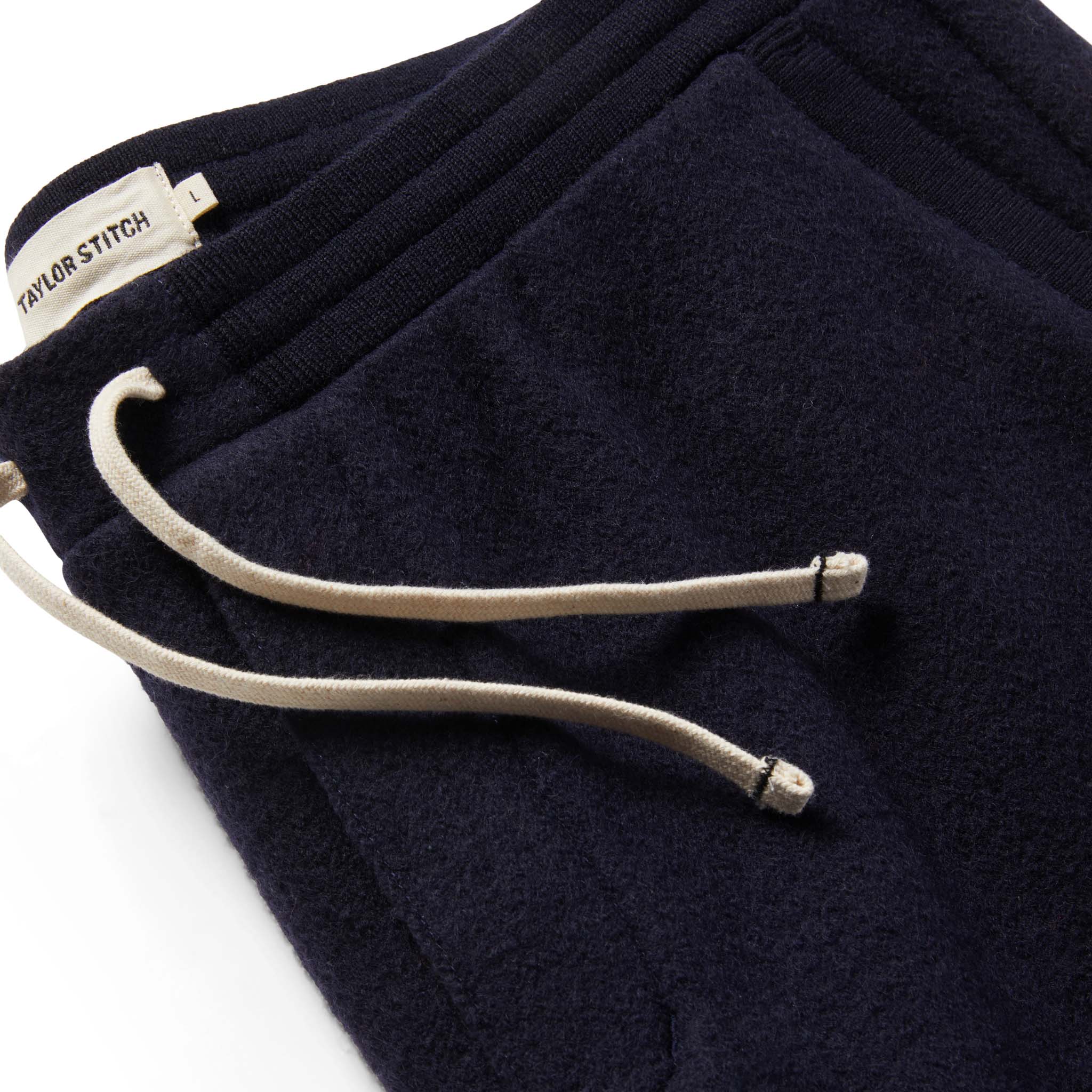 The Weekend Pant in Navy Boiled Wool - Image 6