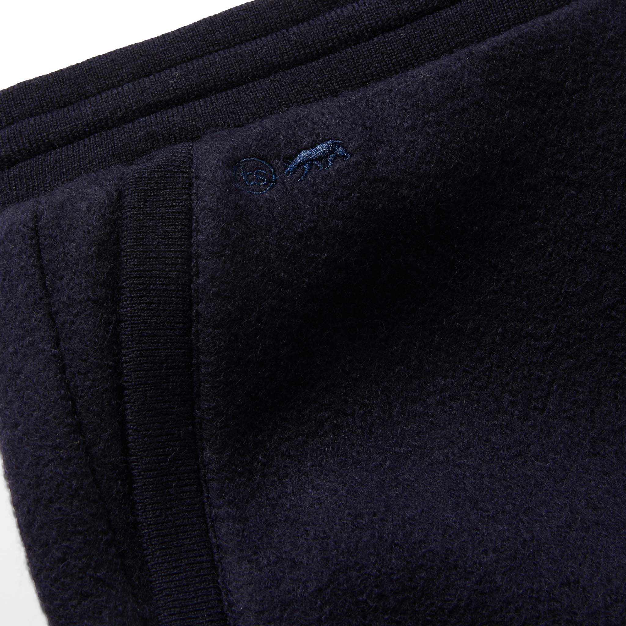 The Weekend Pant in Navy Boiled Wool - Image 8