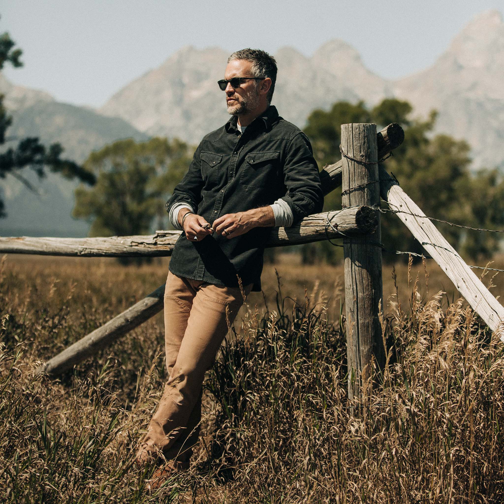 The Western Shirt in Coal Pincord - Image 2