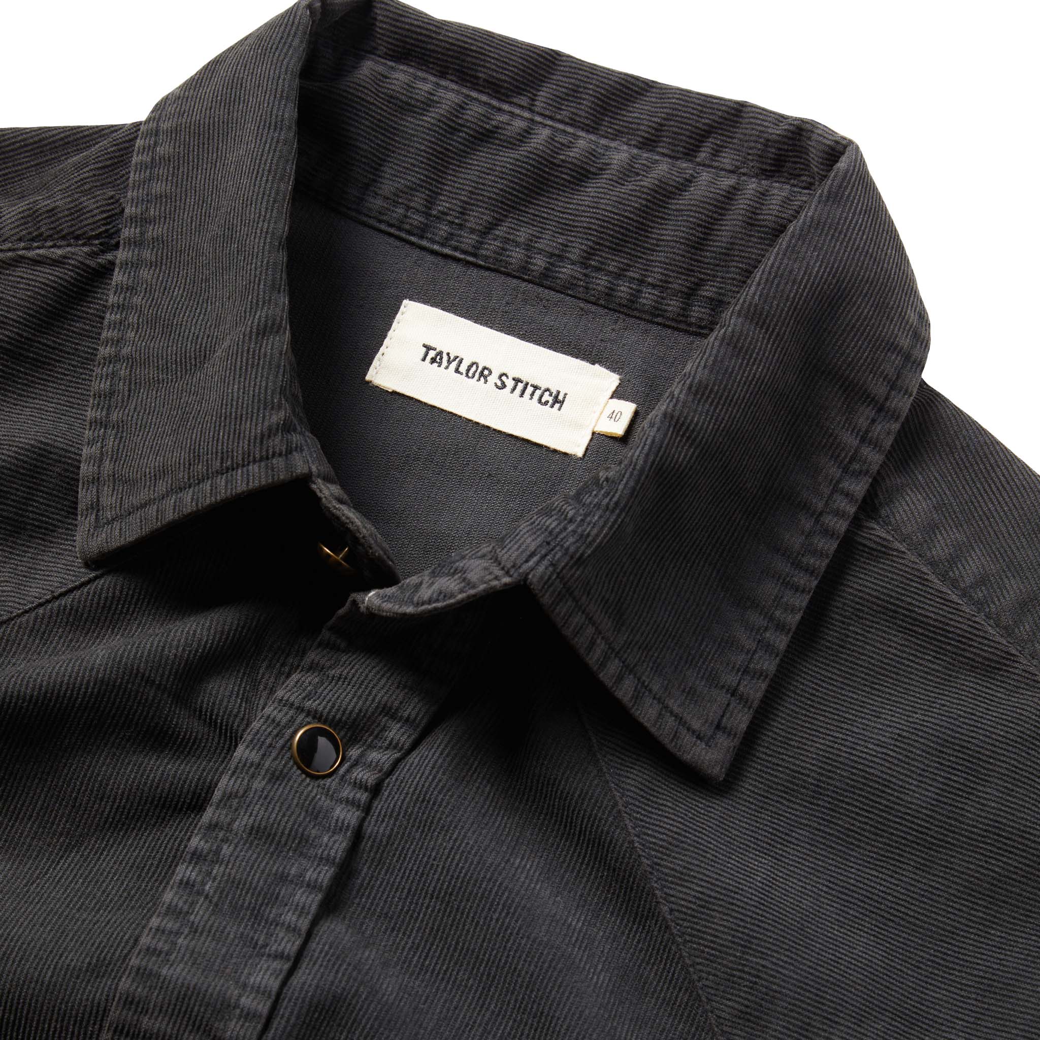 The Western Shirt in Coal Pincord - Image 5