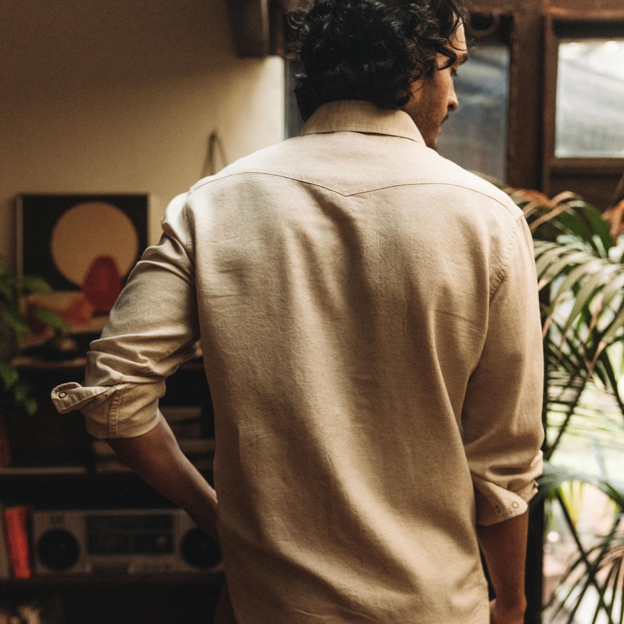 The Western Shirt in Natural - Image 4