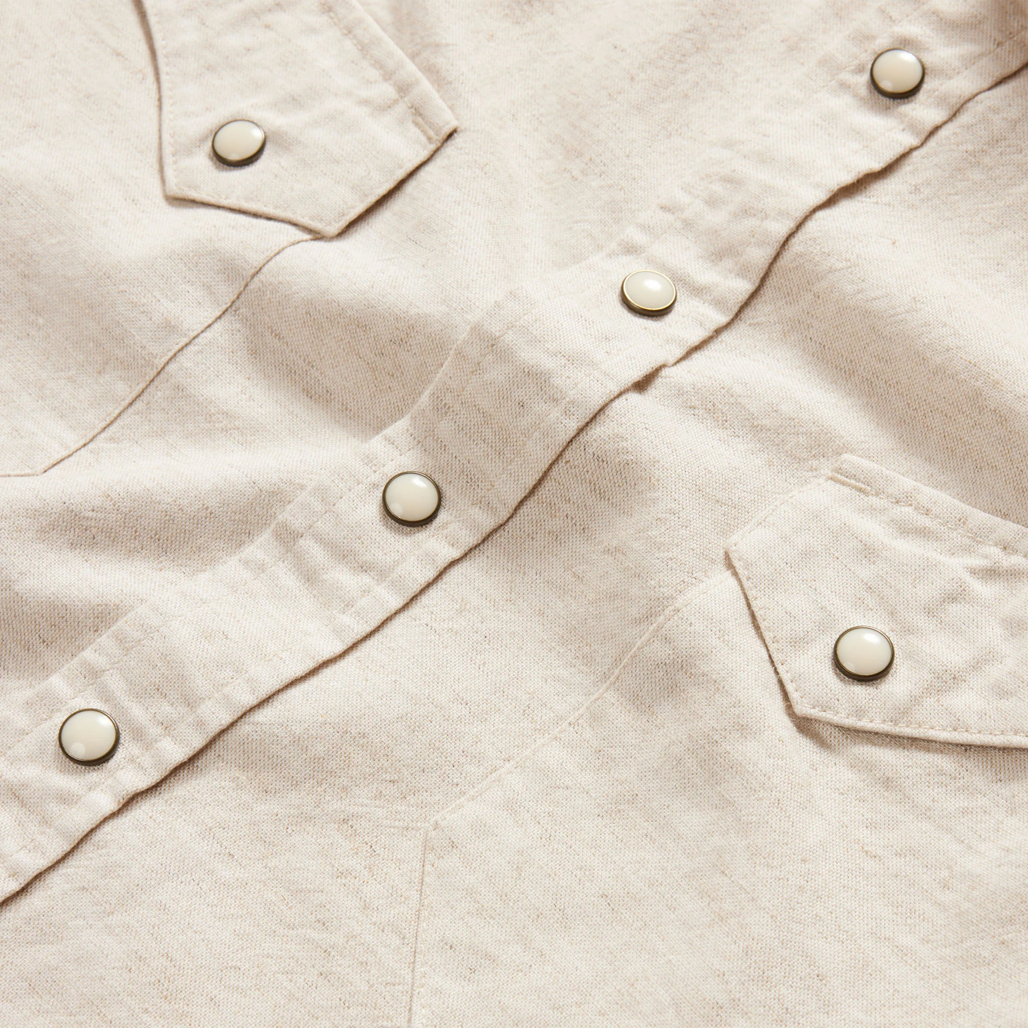 The Western Shirt in Natural - Image 7