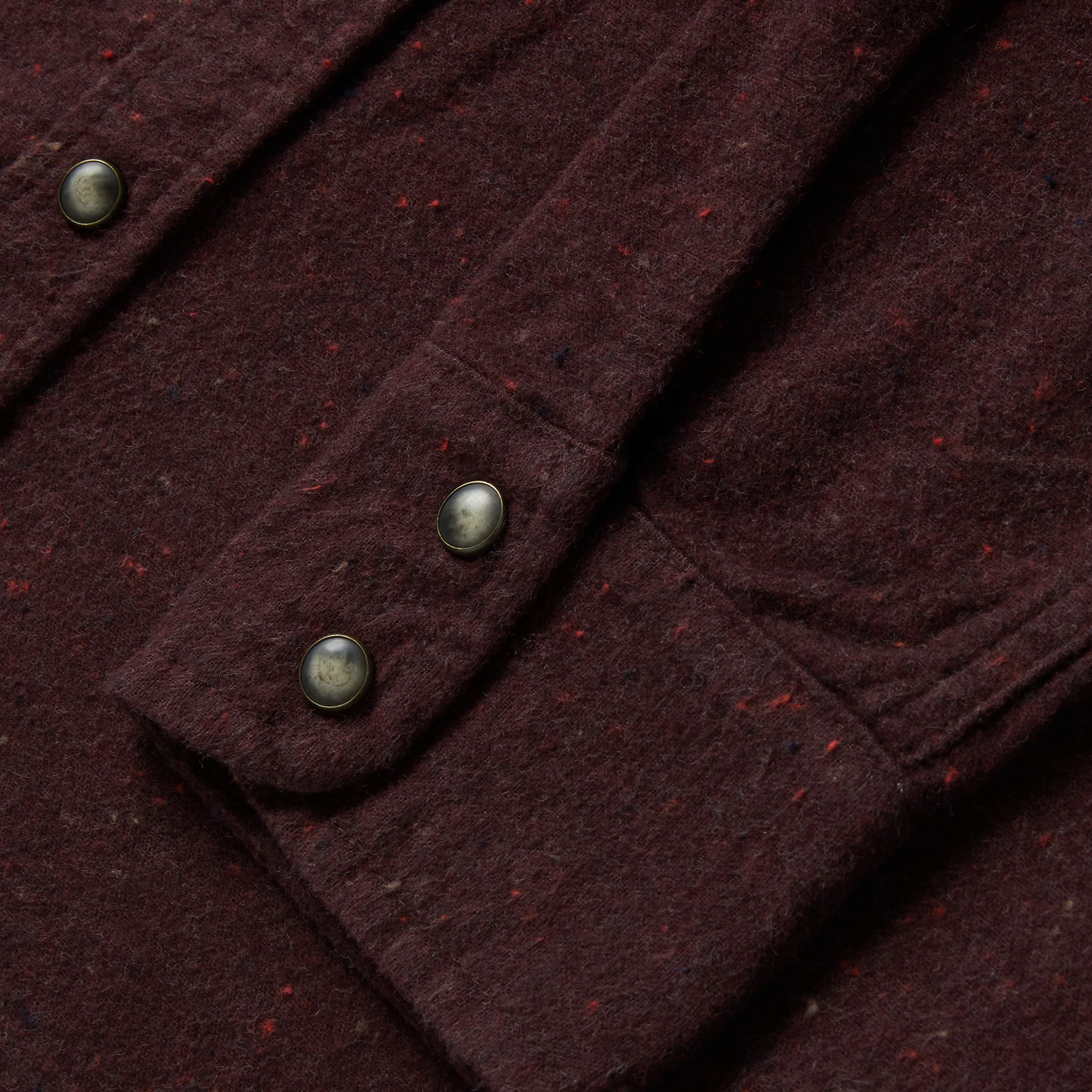 The Western Shirt in Nutmeg Donegal - Image 6