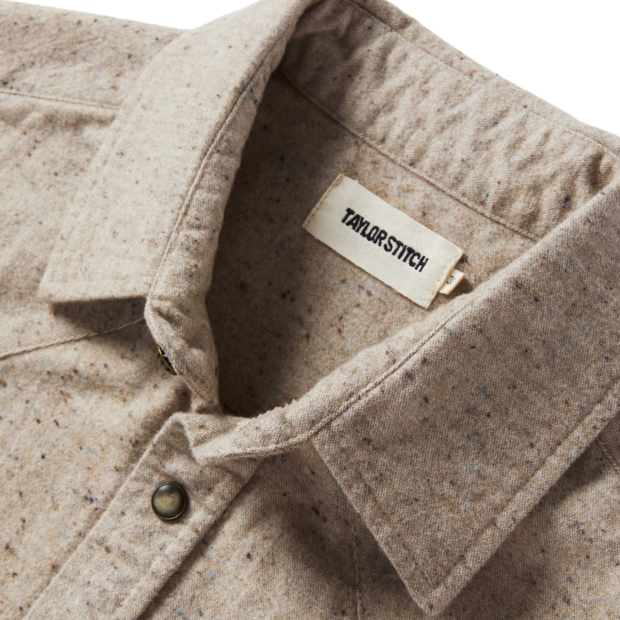The Western Shirt in Oat Donegal - Image 5