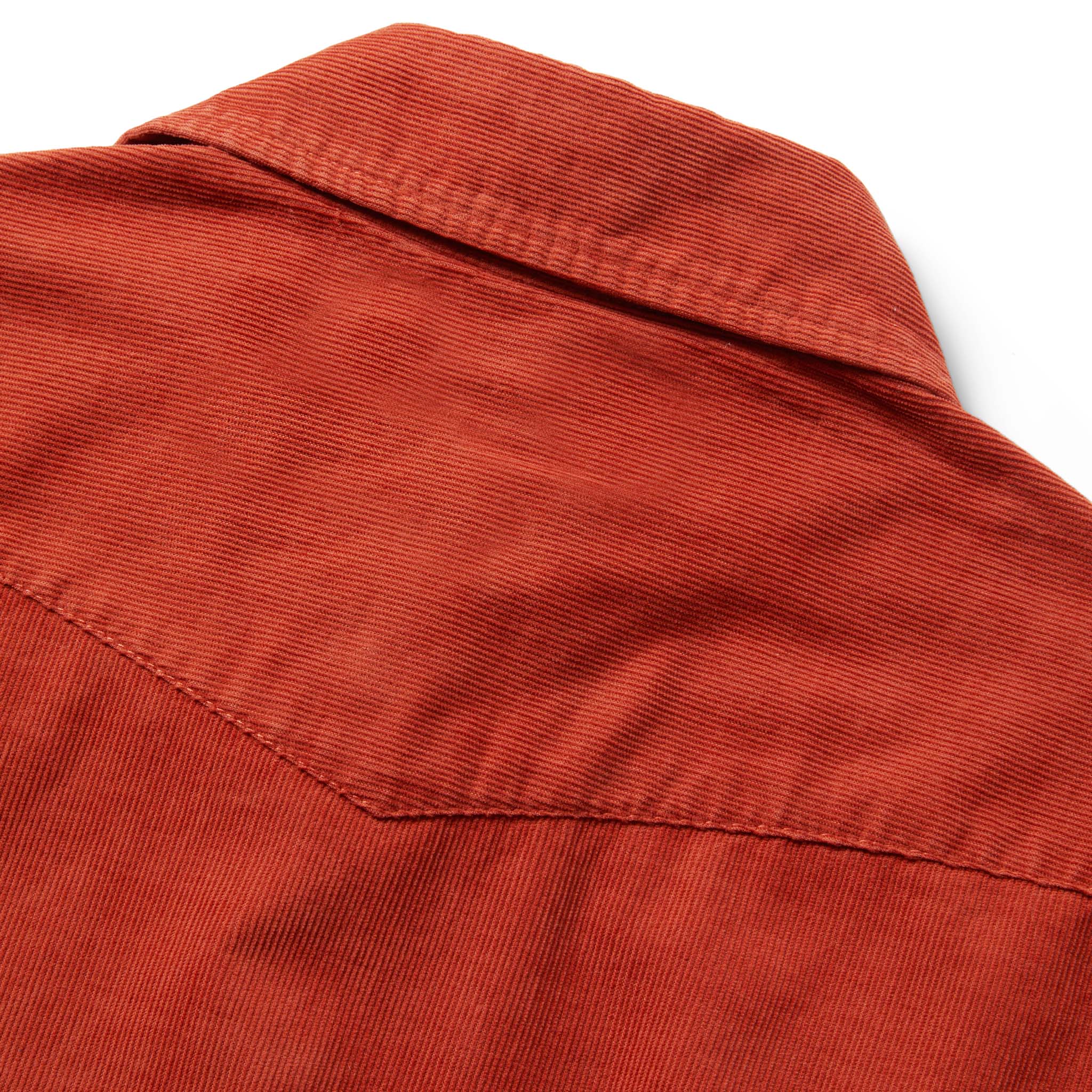 The Western Shirt in Rust Pincord - Image 8