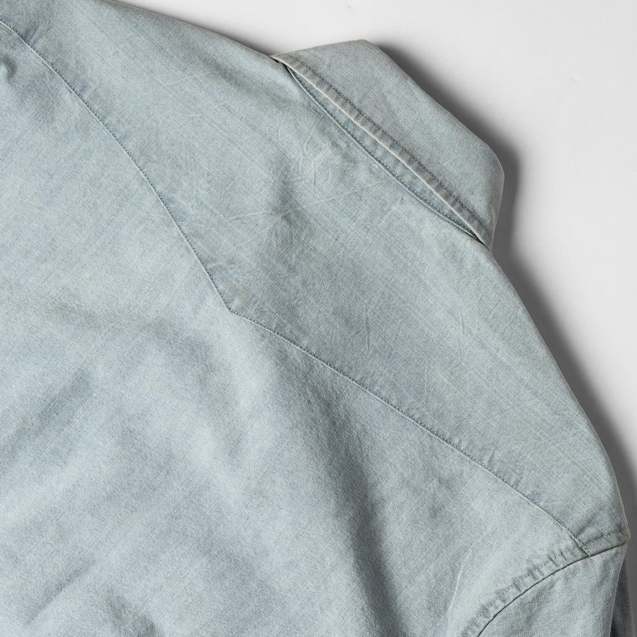 The Western Shirt in Washed Selvage Chambray - Image 10