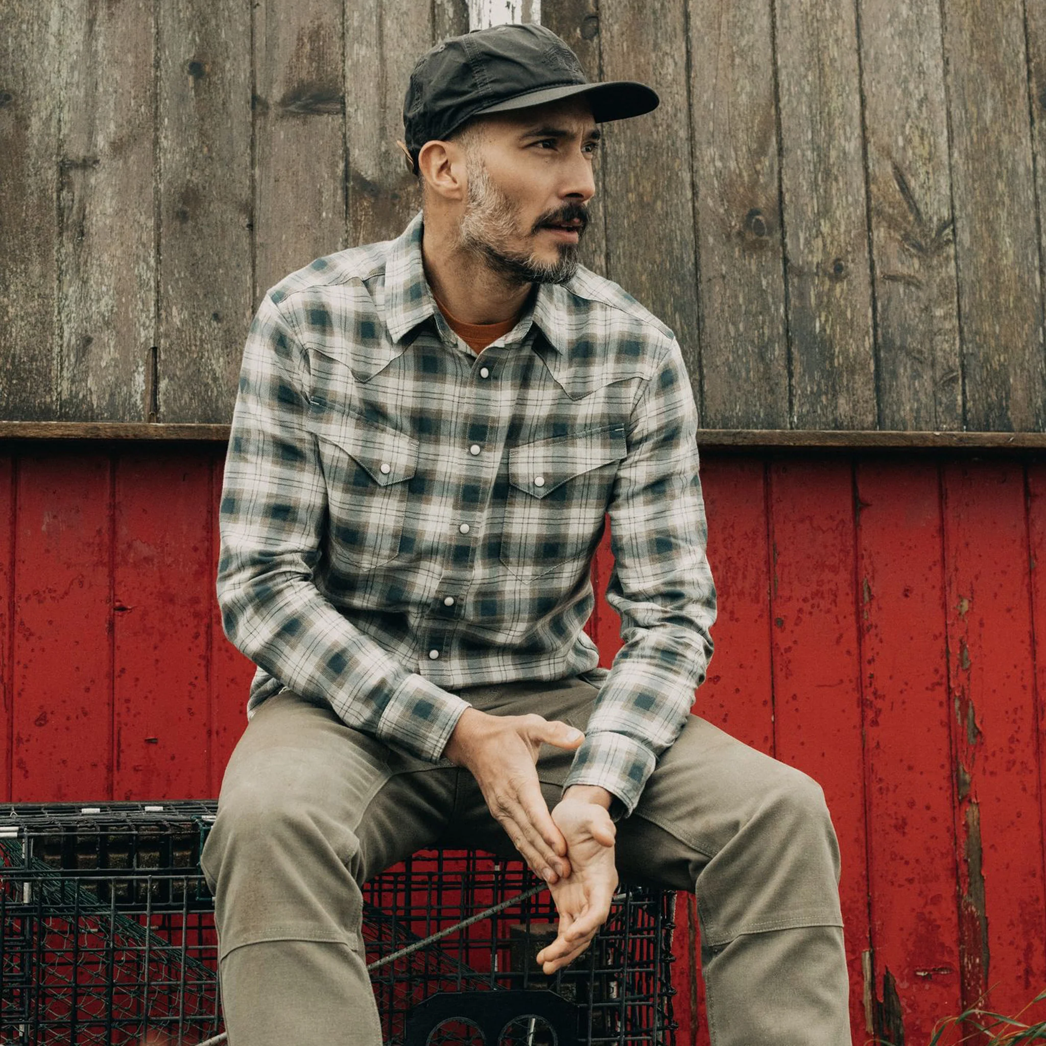 The Western Shirt in Wetland Plaid - Image 2