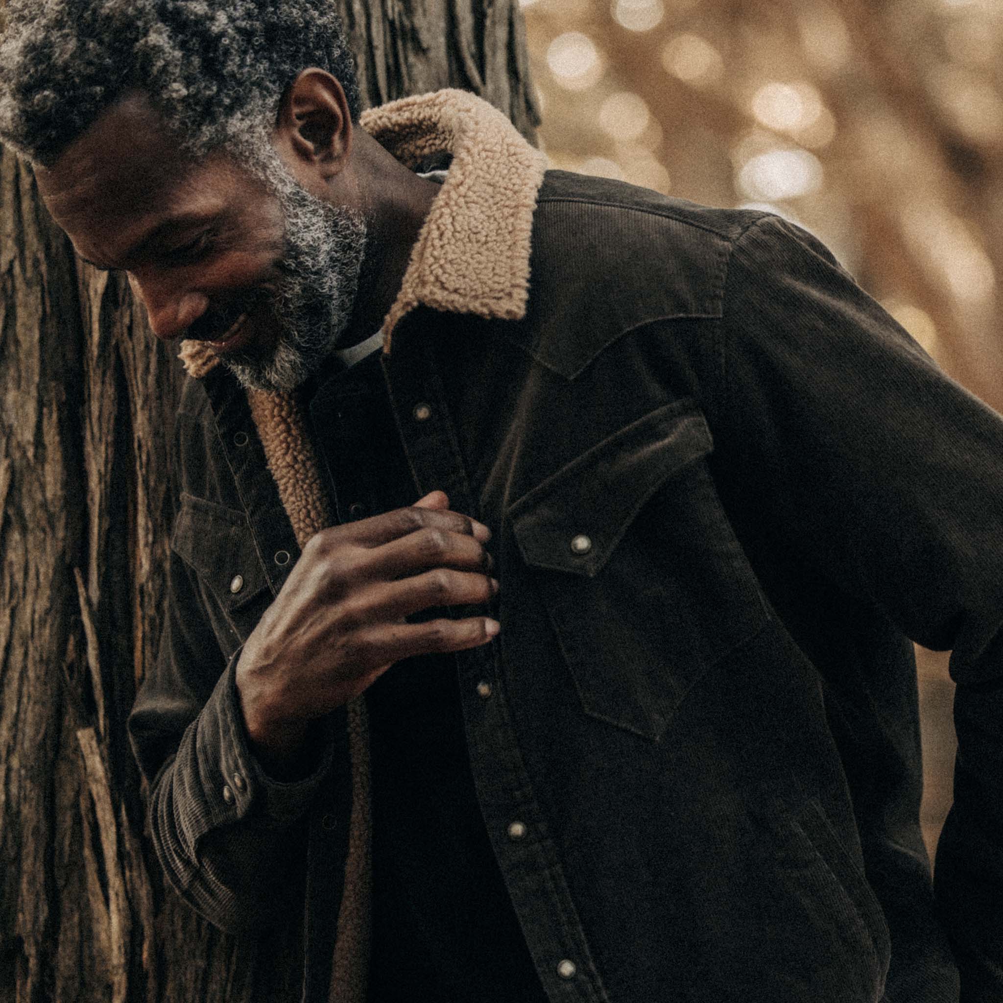 The Western Shirt Jacket in Soil Corduroy - Image 3