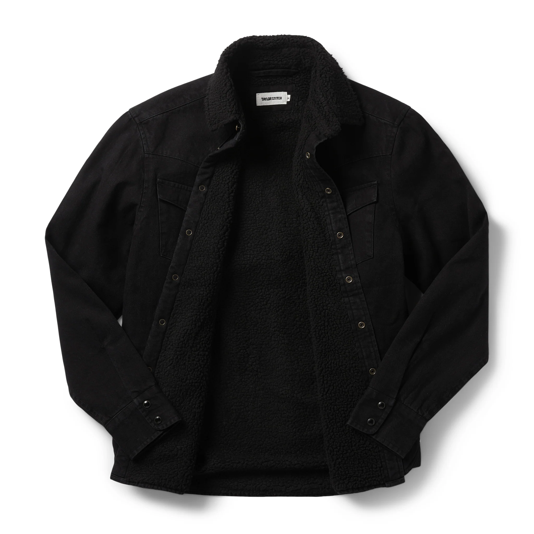 The Western Shirt Jacket in Washed Coal - Image 7