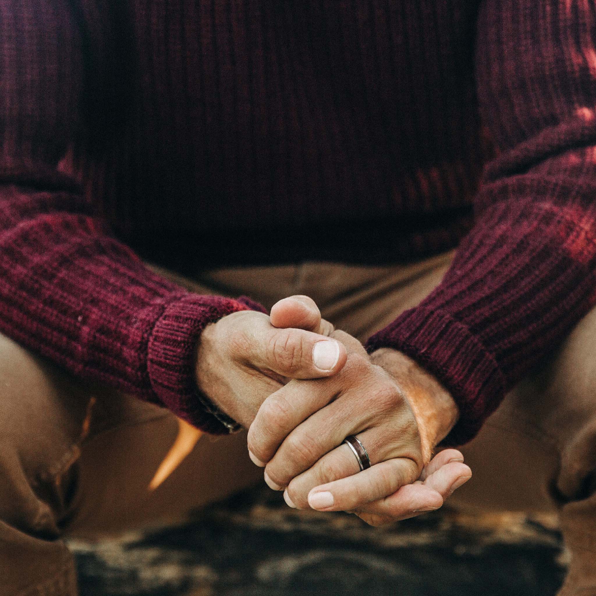 The Wharf Sweater in Burgundy - Image 4
