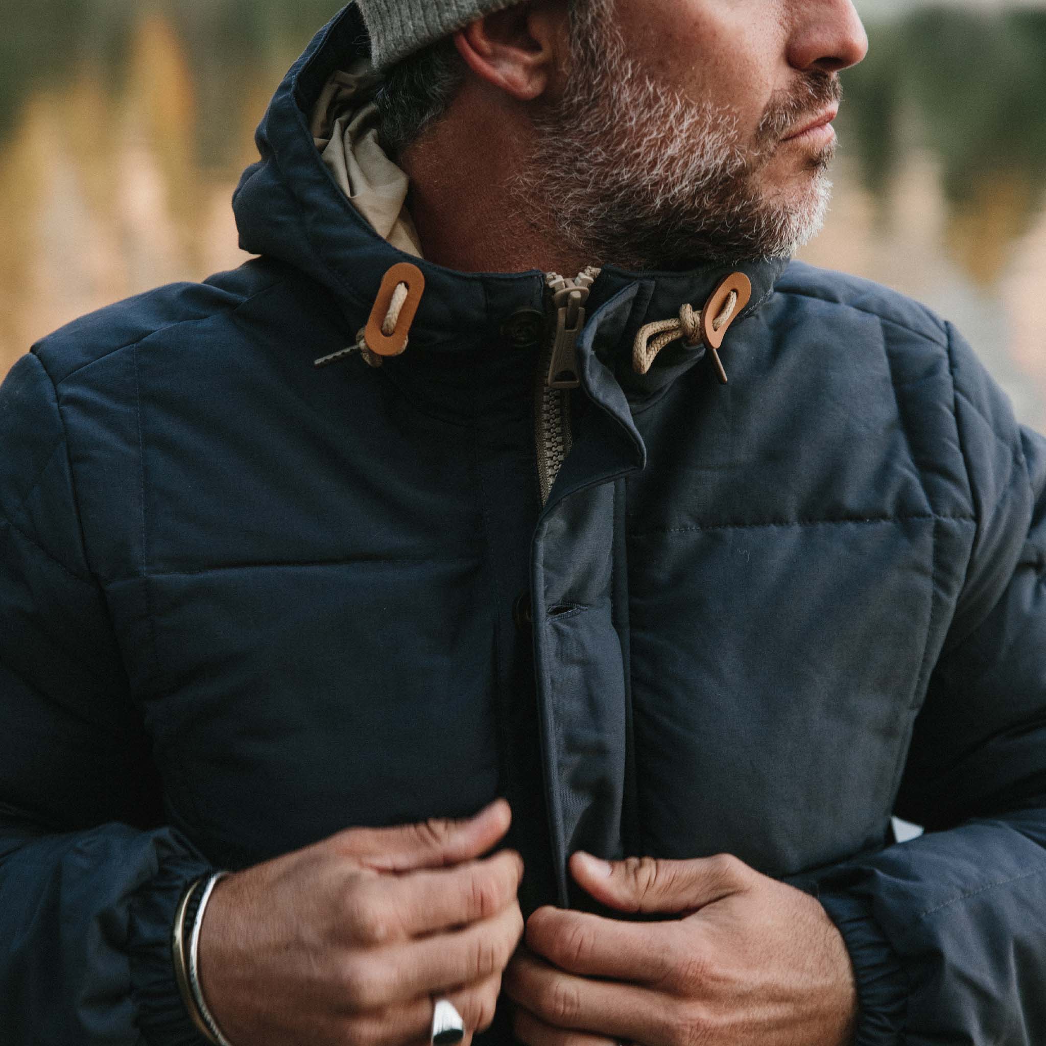 The Whitney Parka in Navy - Image 3