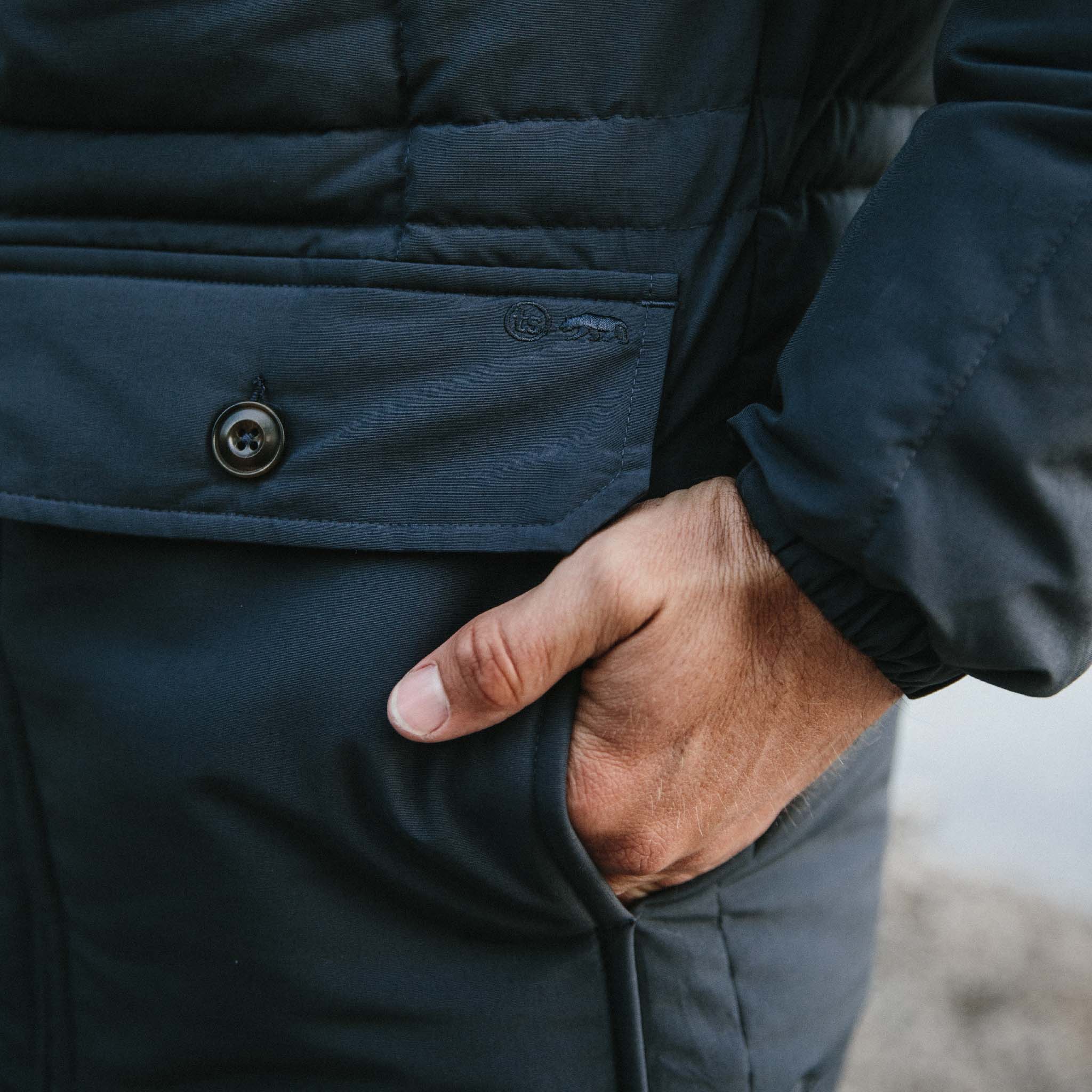 The Whitney Parka in Navy - Image 4