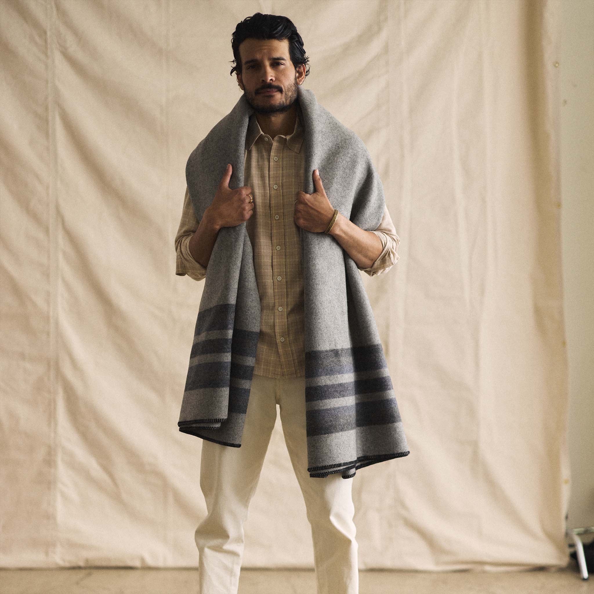 The Wool Blanket in Bay Stripe - Image 2