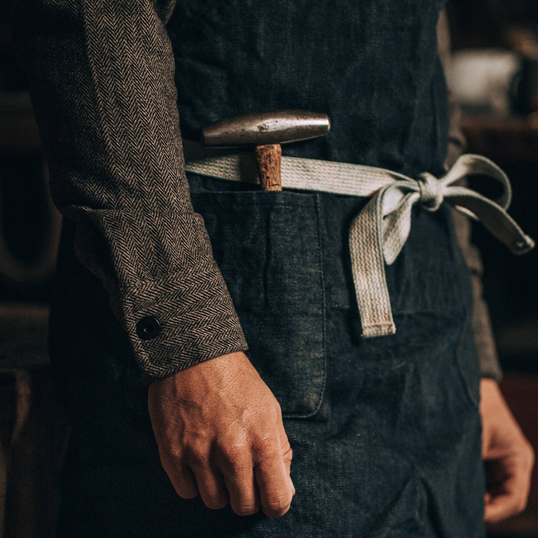 The Work Apron in Cone Mills Reserve Selvage - Image 4