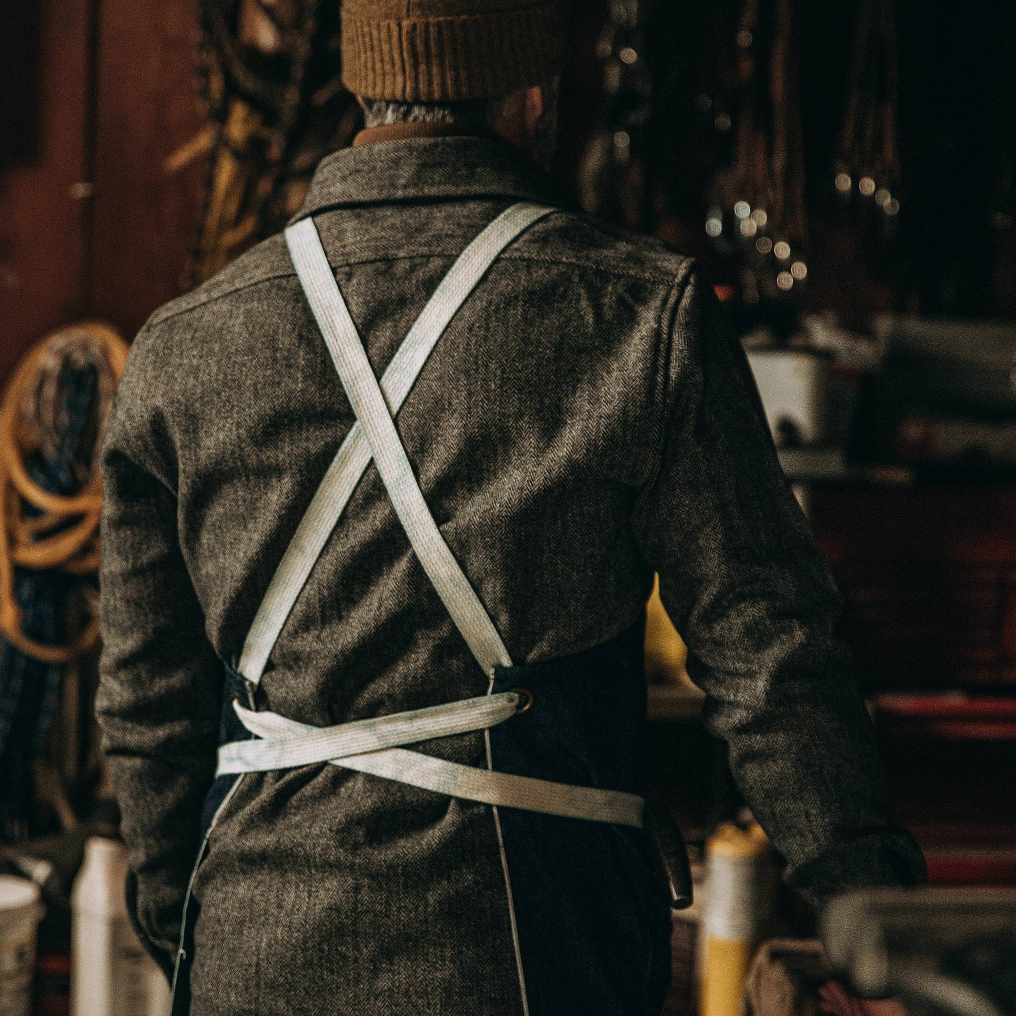 The Work Apron in Cone Mills Reserve Selvage - Image 5