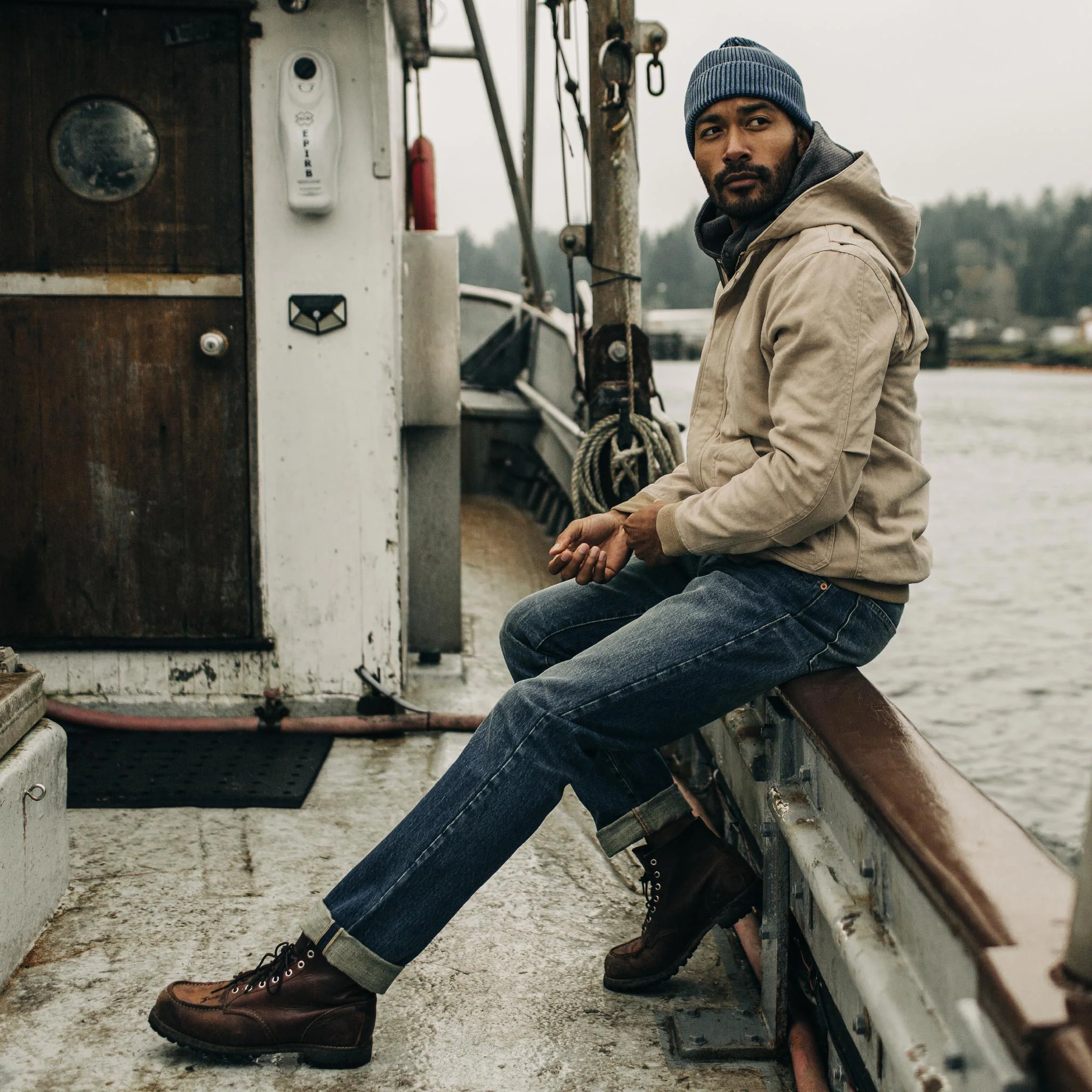 The Workhorse Hoodie in Sand Boss Duck - Image 6
