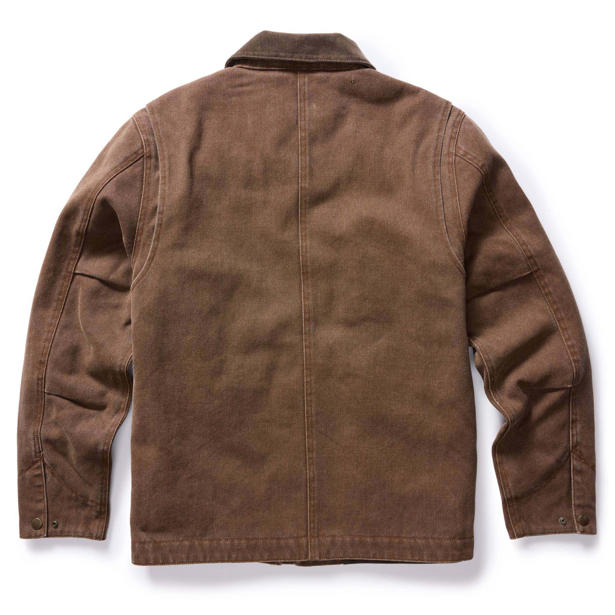 The Workhorse Jacket in Aged Penny Chipped Canvas - Image 6